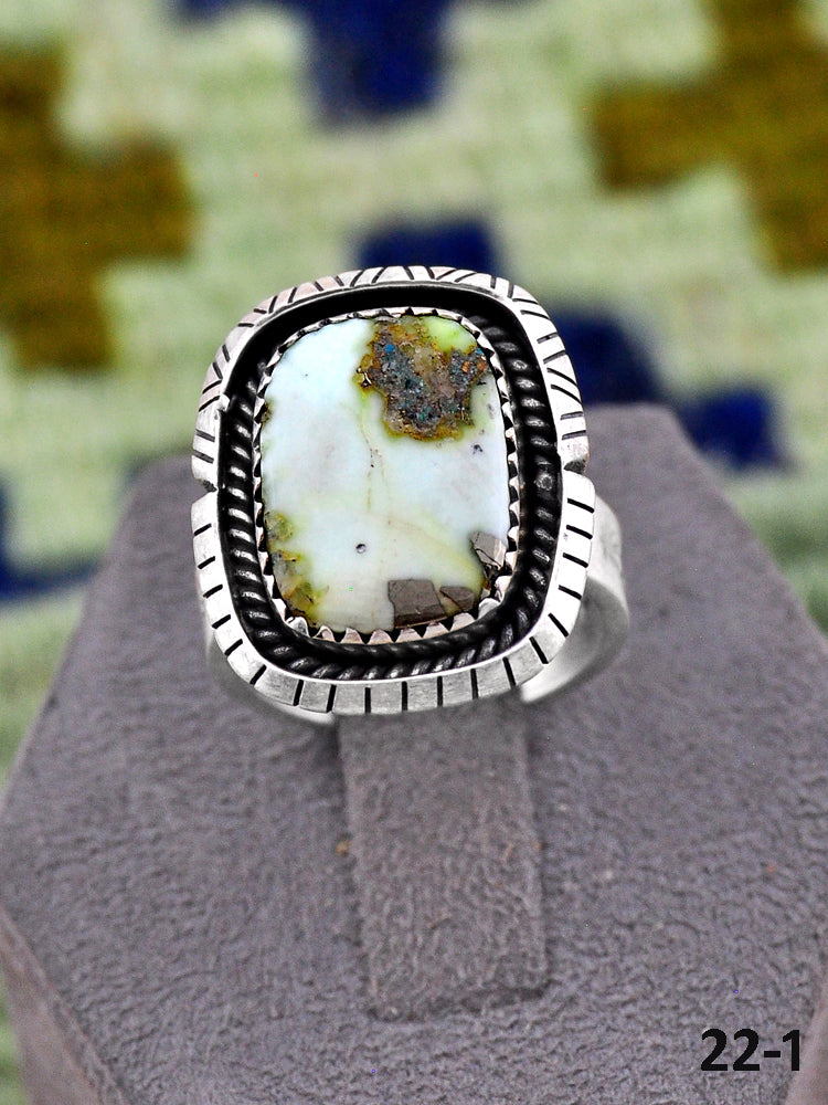 Southwest Made Palomino & Sterling Silver Adjustable Ring