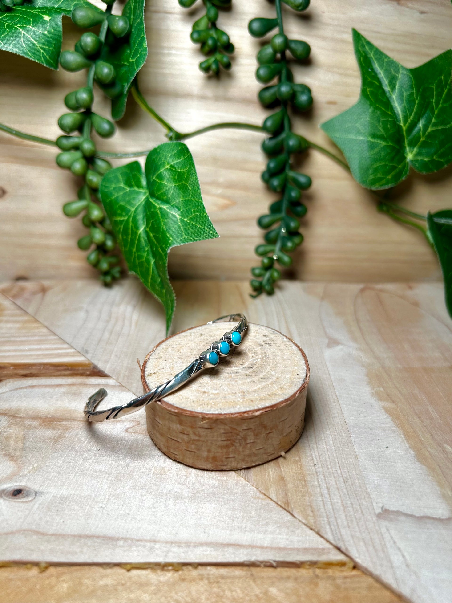 Duane Smith Kingman Turquoise & Sterling Silver Cuff Bracelet