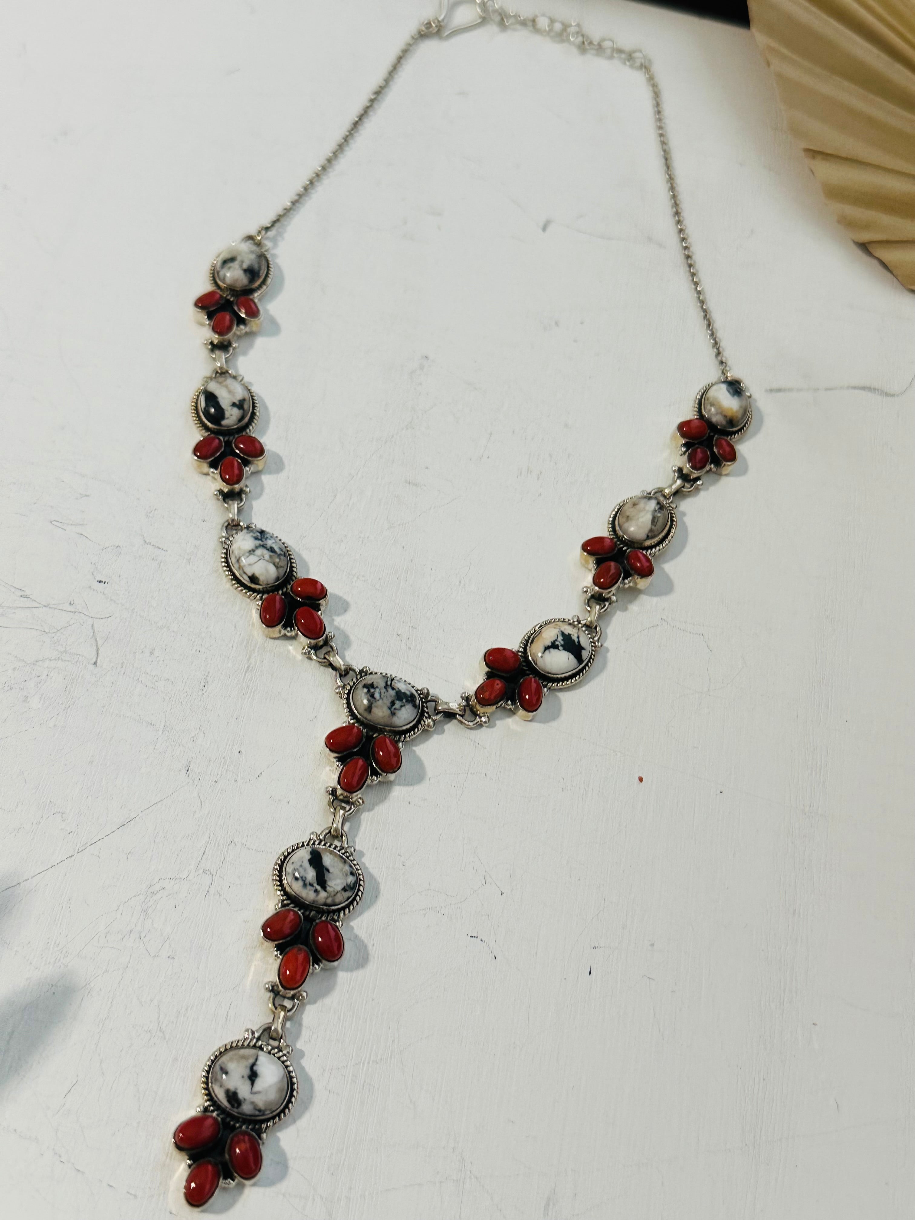 Southwest Made Multi Stone & Sterling Silver Necklace