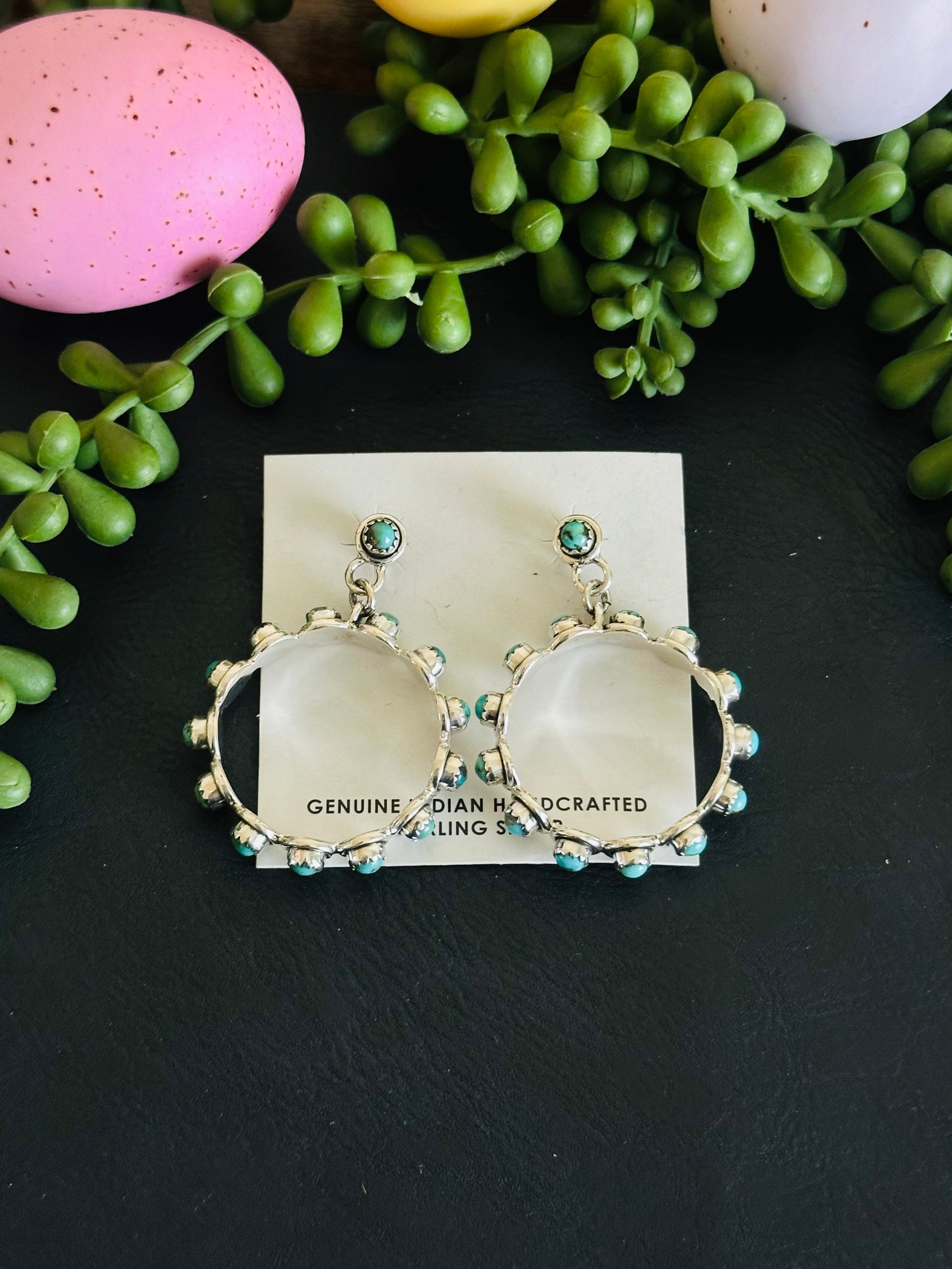 TTD “Ranchin” Kingman Turquoise & Sterling Silver Earrings