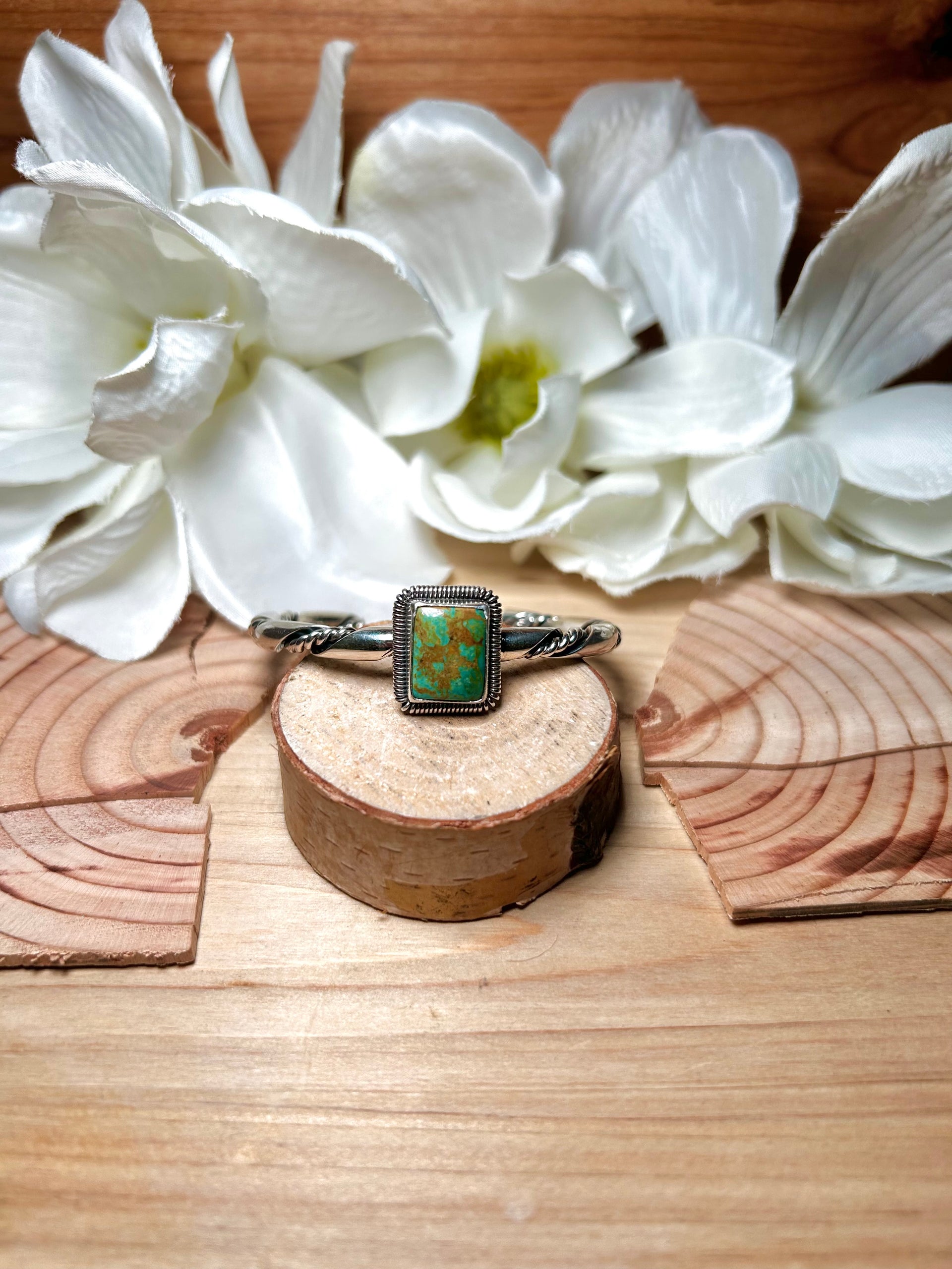 Wydell Billie Kingman Turquoise & Sterling Silver Cuff Bracelet