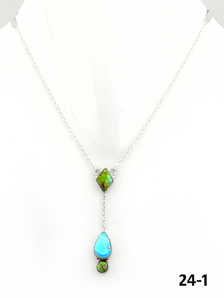 Southwest Made Golden Hills with Palomino & Sterling Silver Necklace