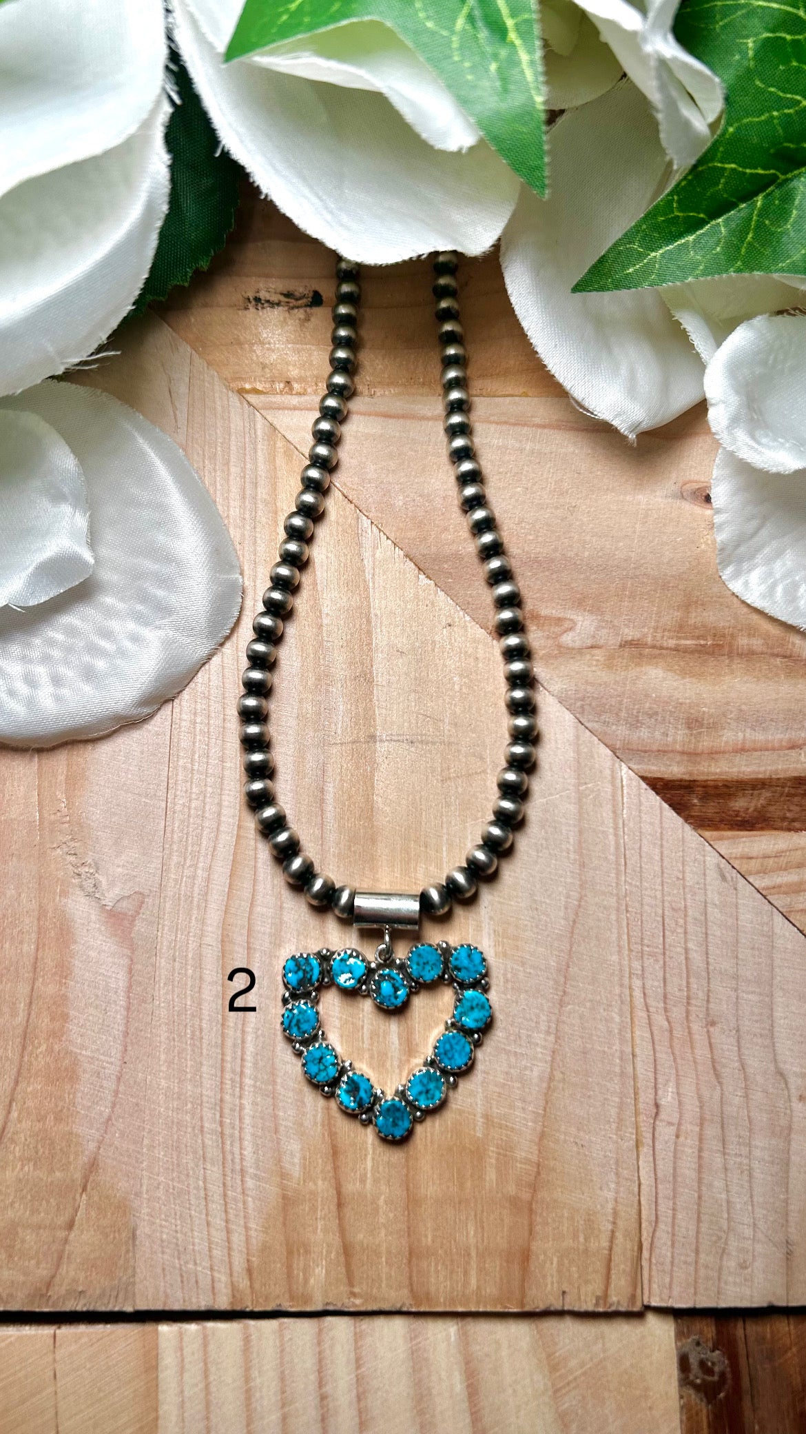 Martin Perry Kingman Turquoise & Sterling Silver Necklace