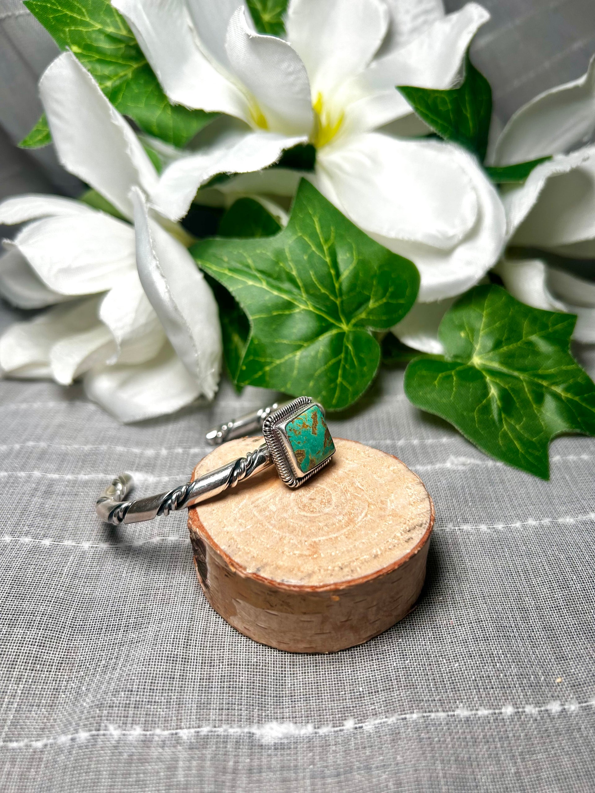 Wydell Billie Kingman Turquoise & Sterling Silver Cuff Bracelet