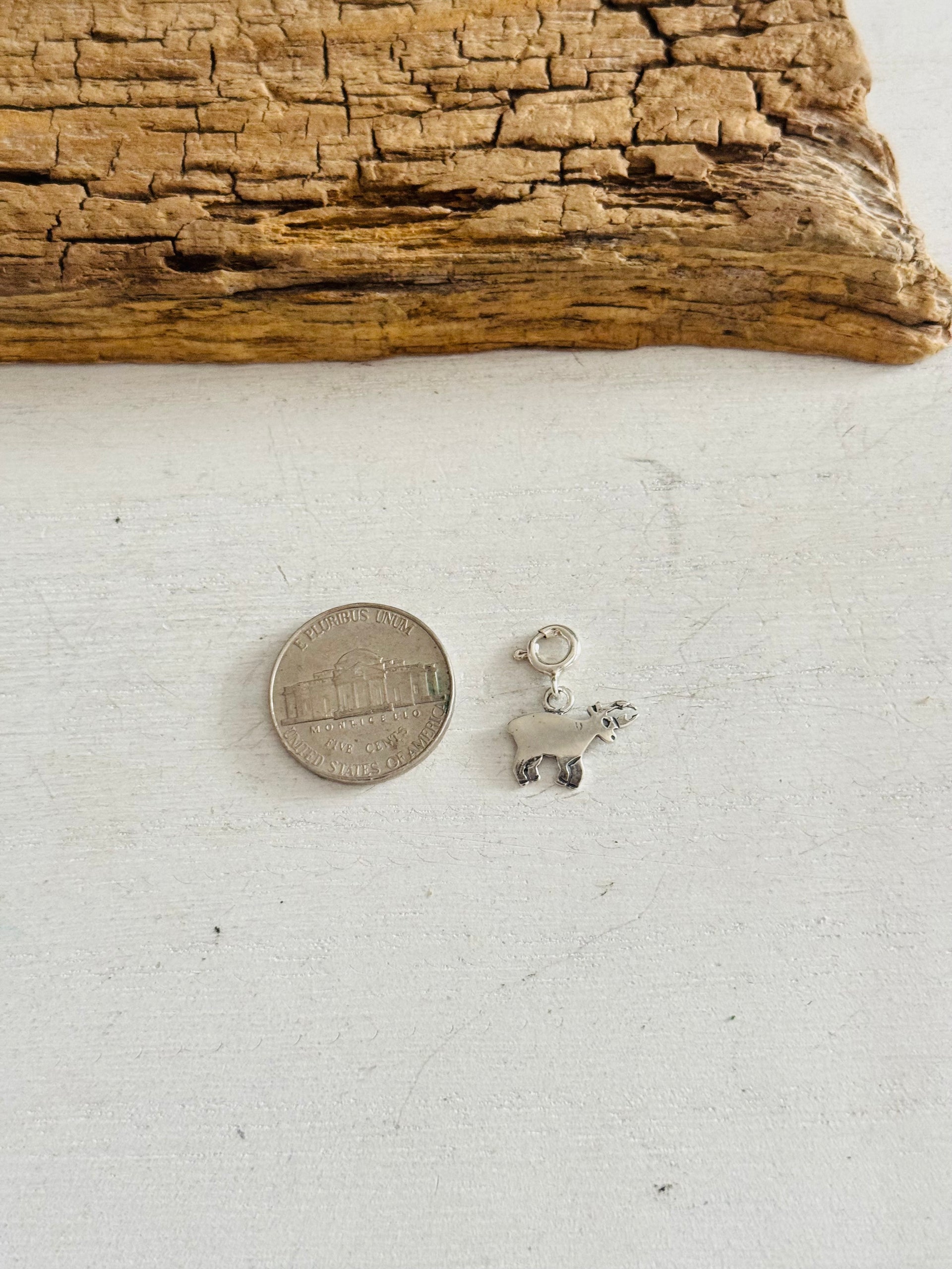 Navajo Made Sterling Silver Goat Cast Charms