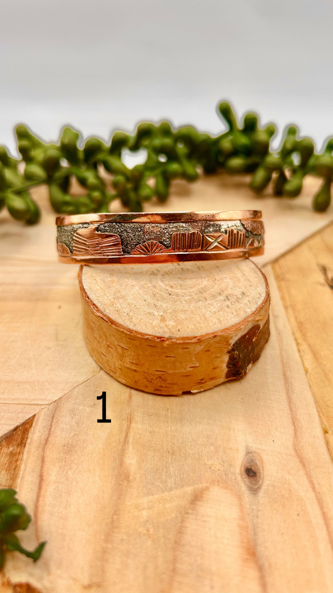 Elaine Becenti Copper Cuff Bracelet