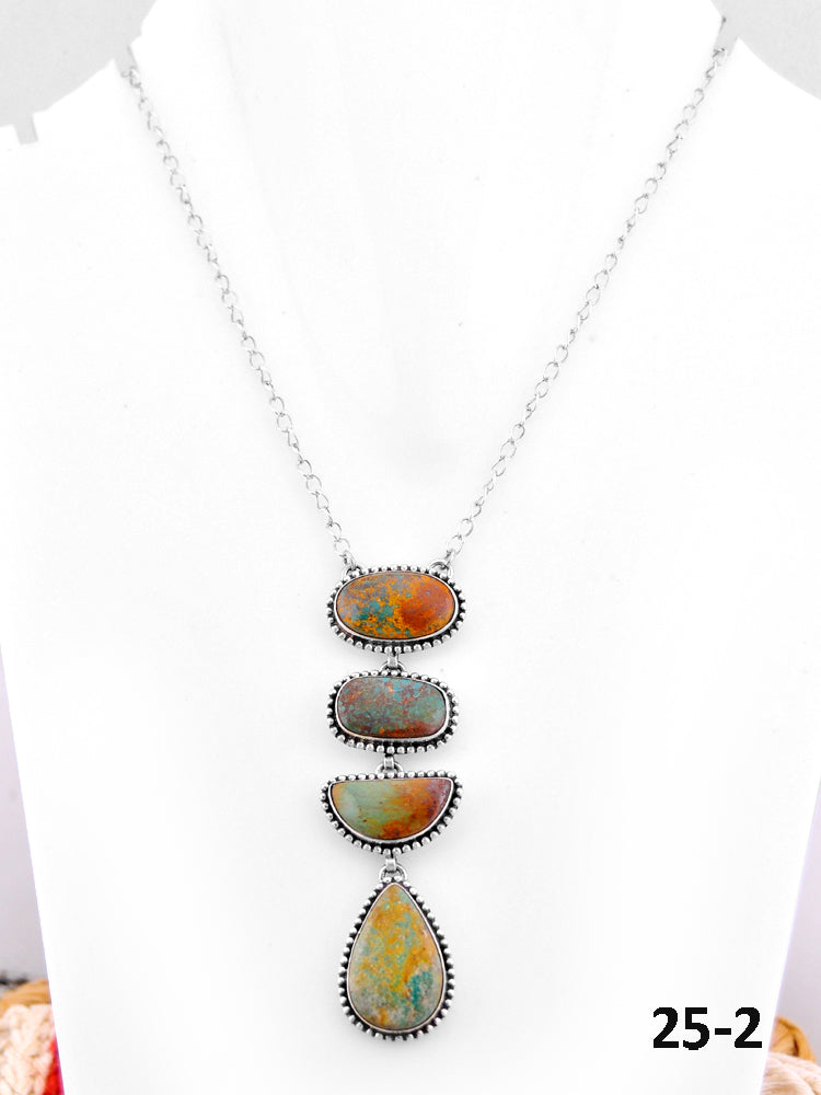 Southwest Made Royston Turquoise & Sterling Silver Necklace