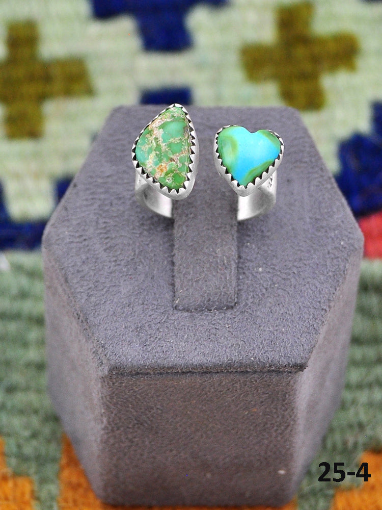 Southwest Made Sonoran Mountain Turquoise Adjustable Ring