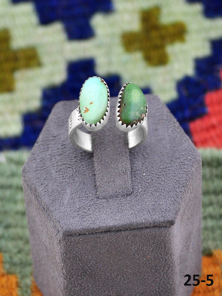 Southwest Made Sonoran Mountain Turquoise Adjustable Ring