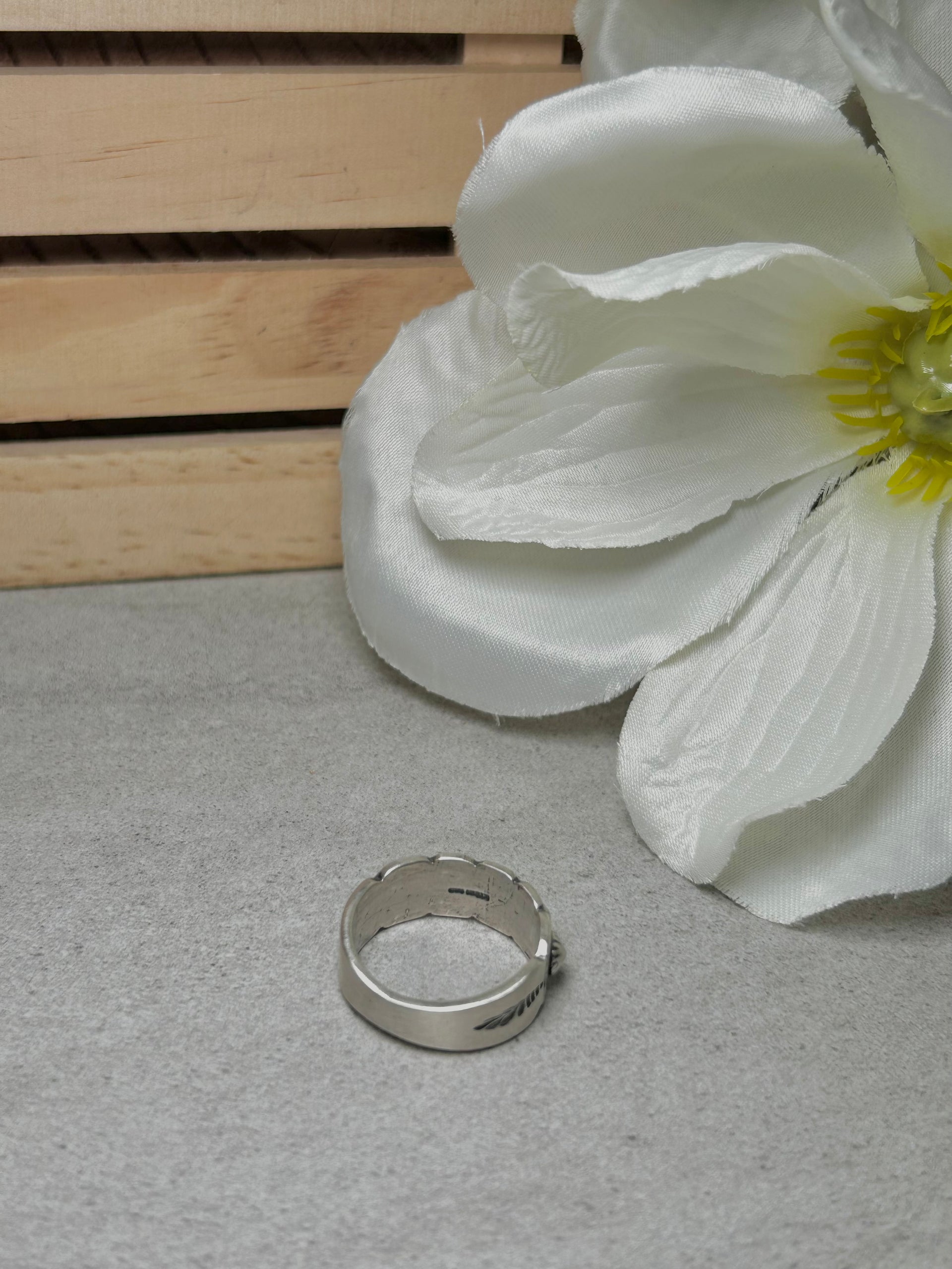 Navajo Made Sterling Silver Ring