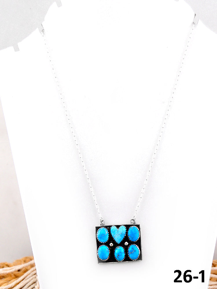 Southwest Handmade White Water & Sterling Silver Necklace