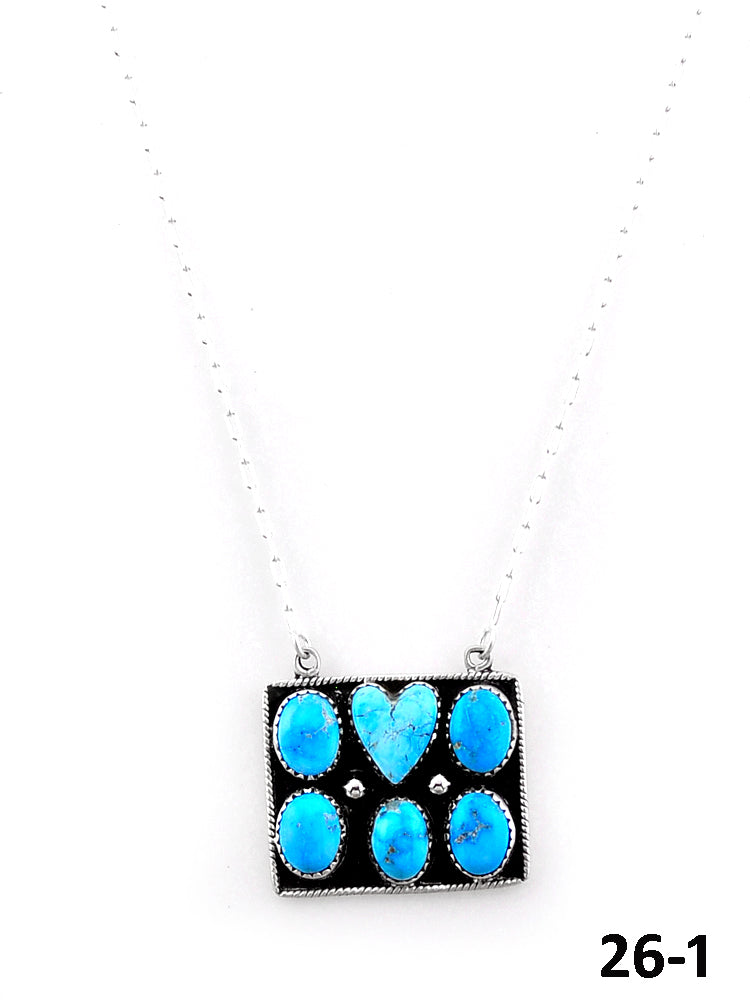 Southwest Handmade White Water & Sterling Silver Necklace