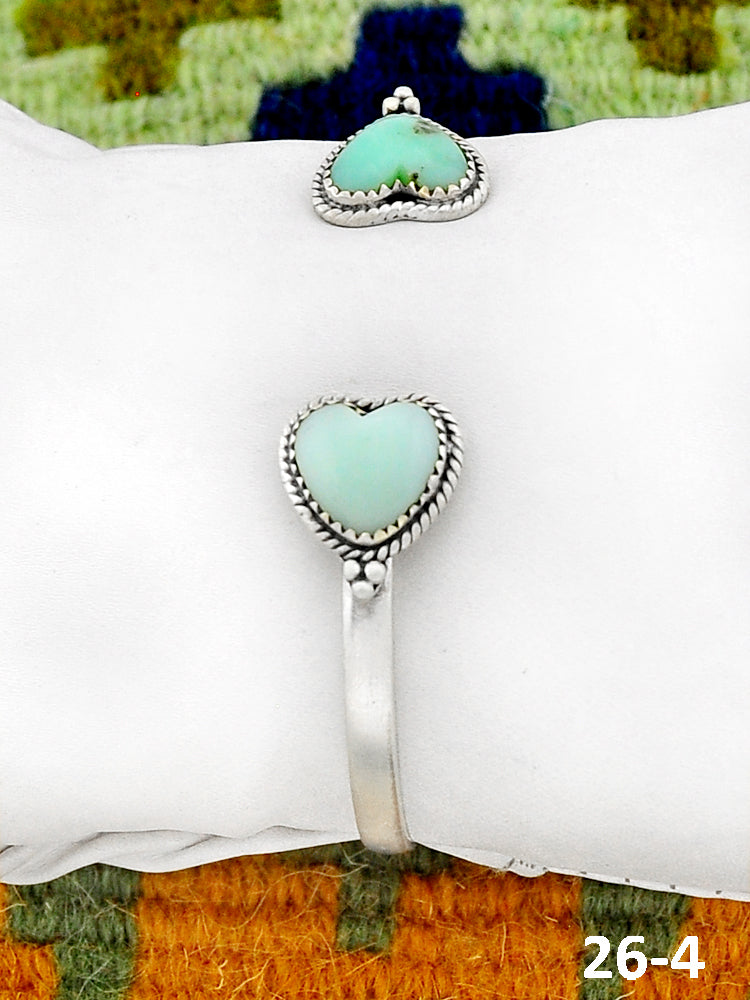 Southwest Handmade Paloma & Sterling Silver Cuff Bracelet