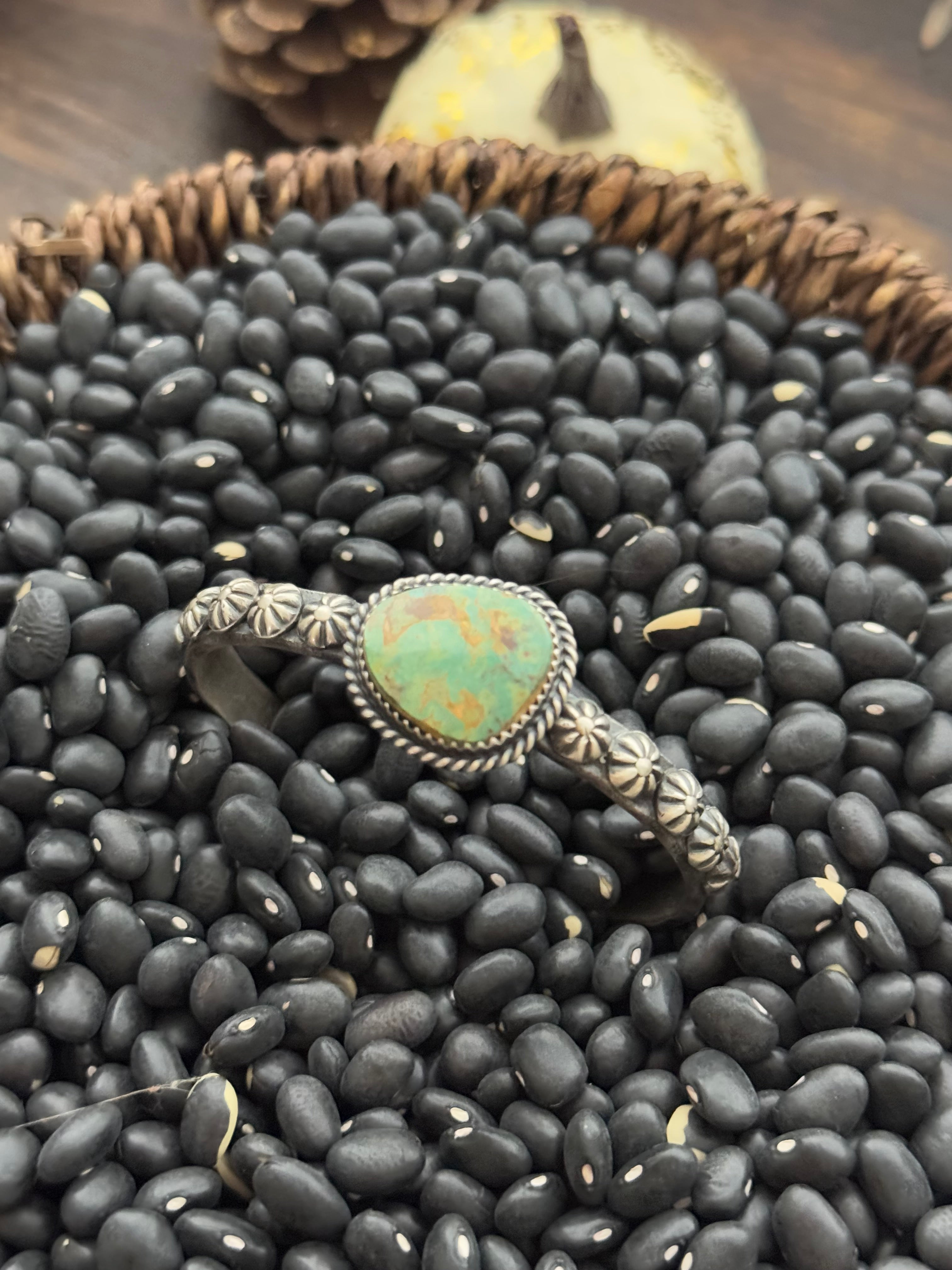 Kindale Billah Royston Turquoise & Sterling Silver Cuff Bracelet