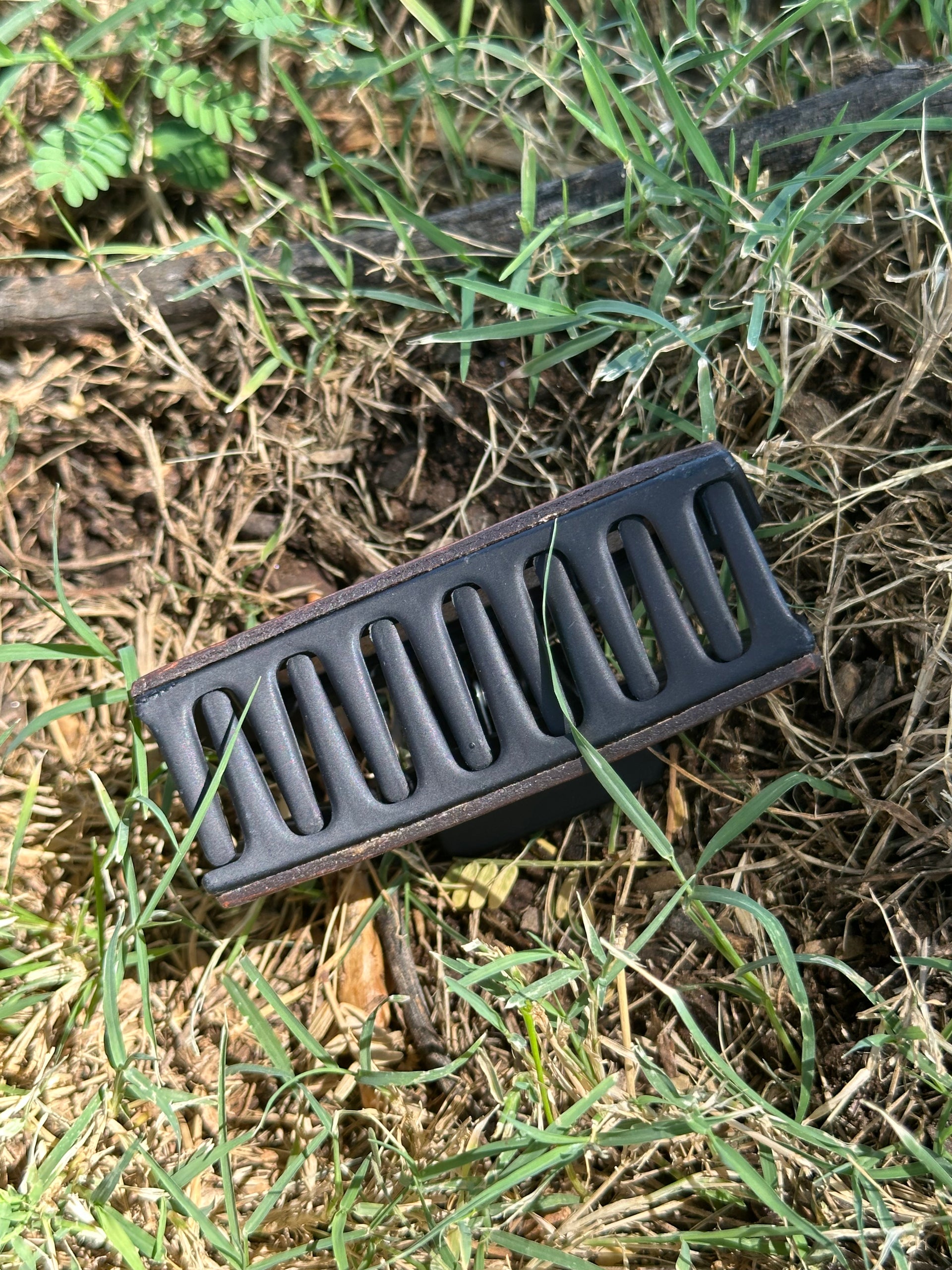 Genuine Tooled Leather Hair Clip