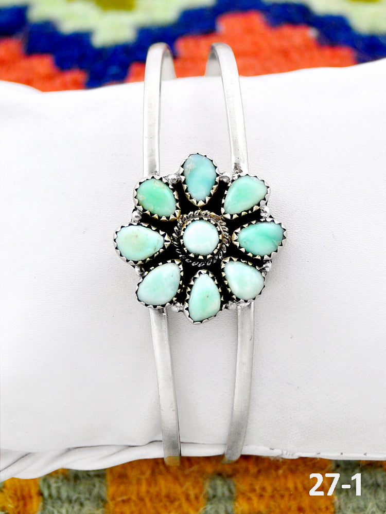 Southwest Handmade Paloma & Sterling Silver Cuff Bracelet