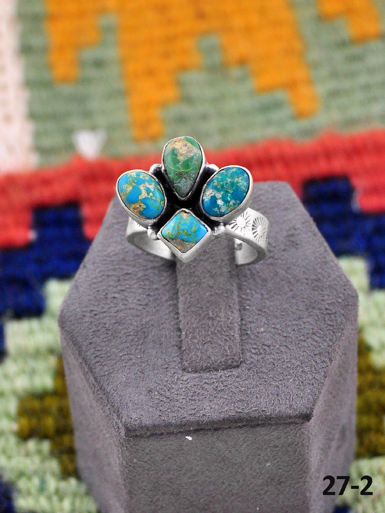 Southwest Made Sonoran Gold & Sterling Silver Adjustable Ring