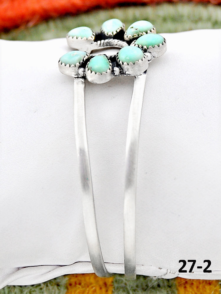 Southwest Handmade Paloma & Sterling Silver Cuff Bracelet