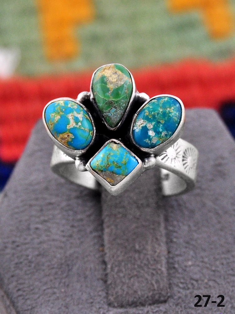 Southwest Made Sonoran Gold & Sterling Silver Adjustable Ring