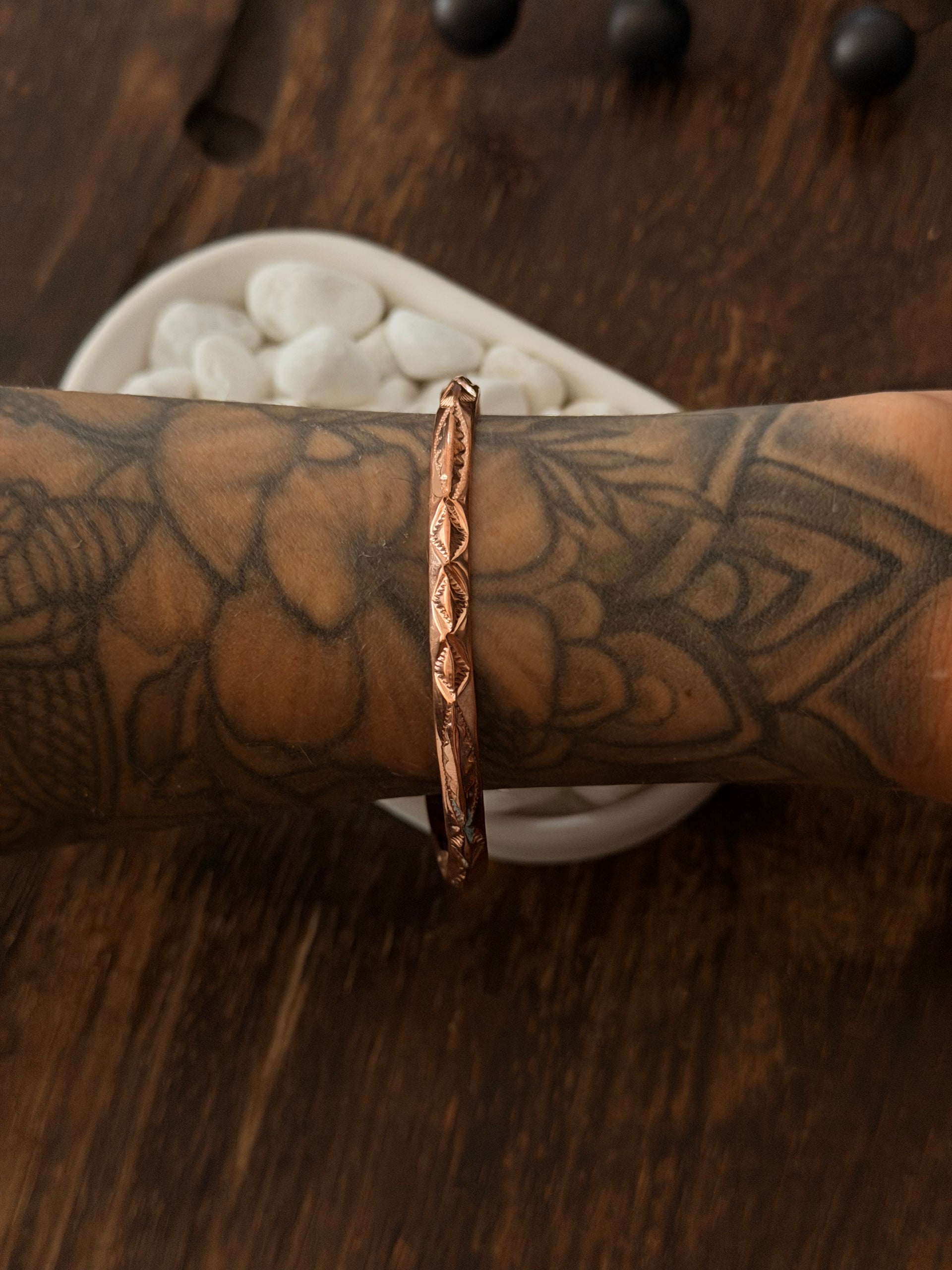 Navajo Made Copper Cuff Bracelet