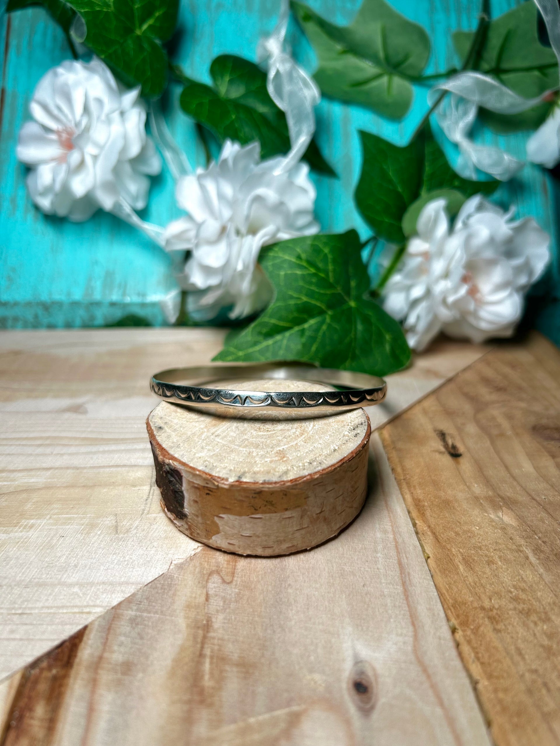 Navajo Made Sterling Silver Bangle Bracelet