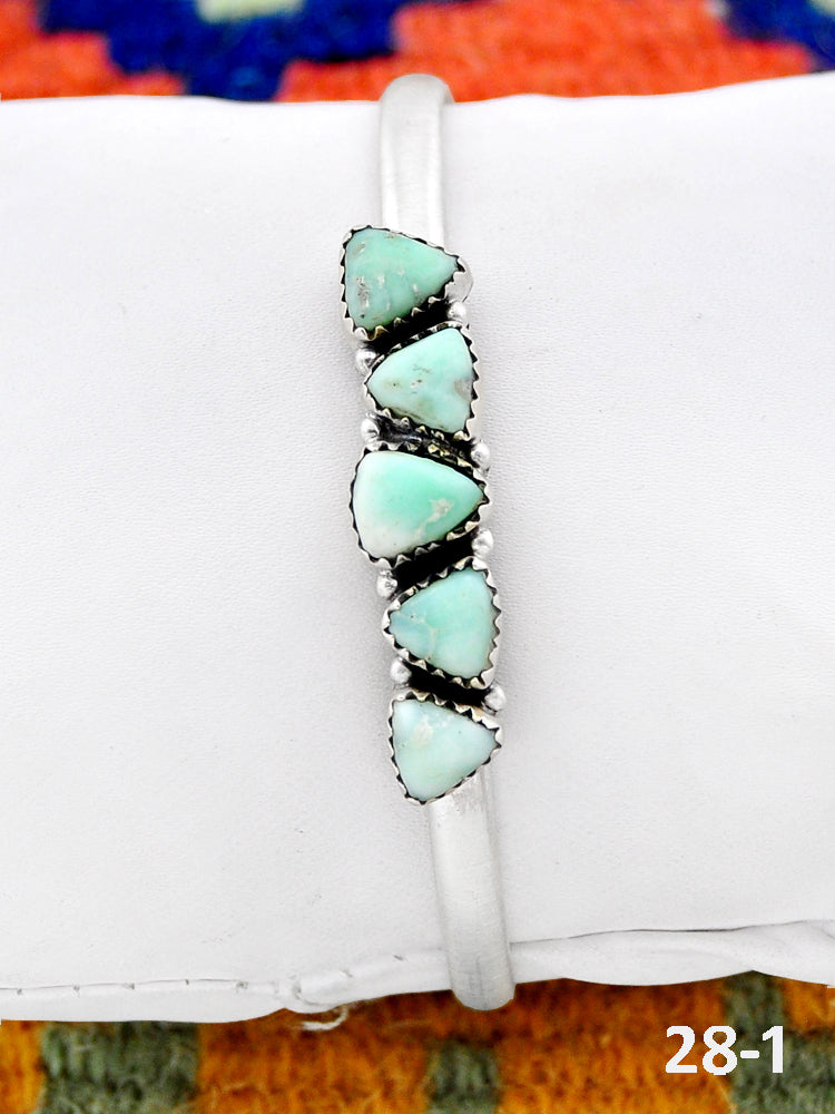 Southwest Handmade Paloma & Sterling Silver Cuff Bracelet