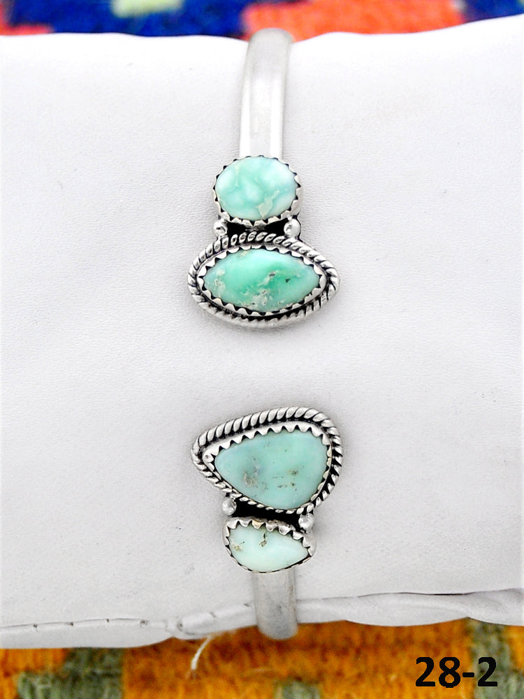 Southwest Handmade Paloma & Sterling Silver Cuff Bracelet