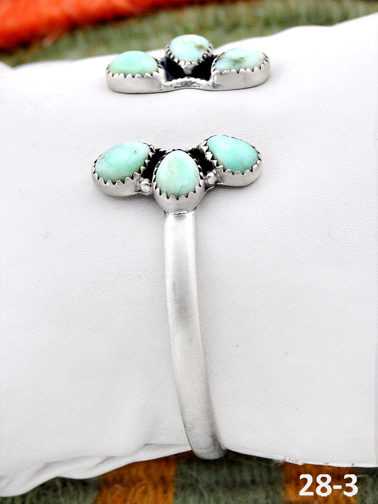 Southwest Handmade Paloma & Sterling Silver Cuff Bracelet