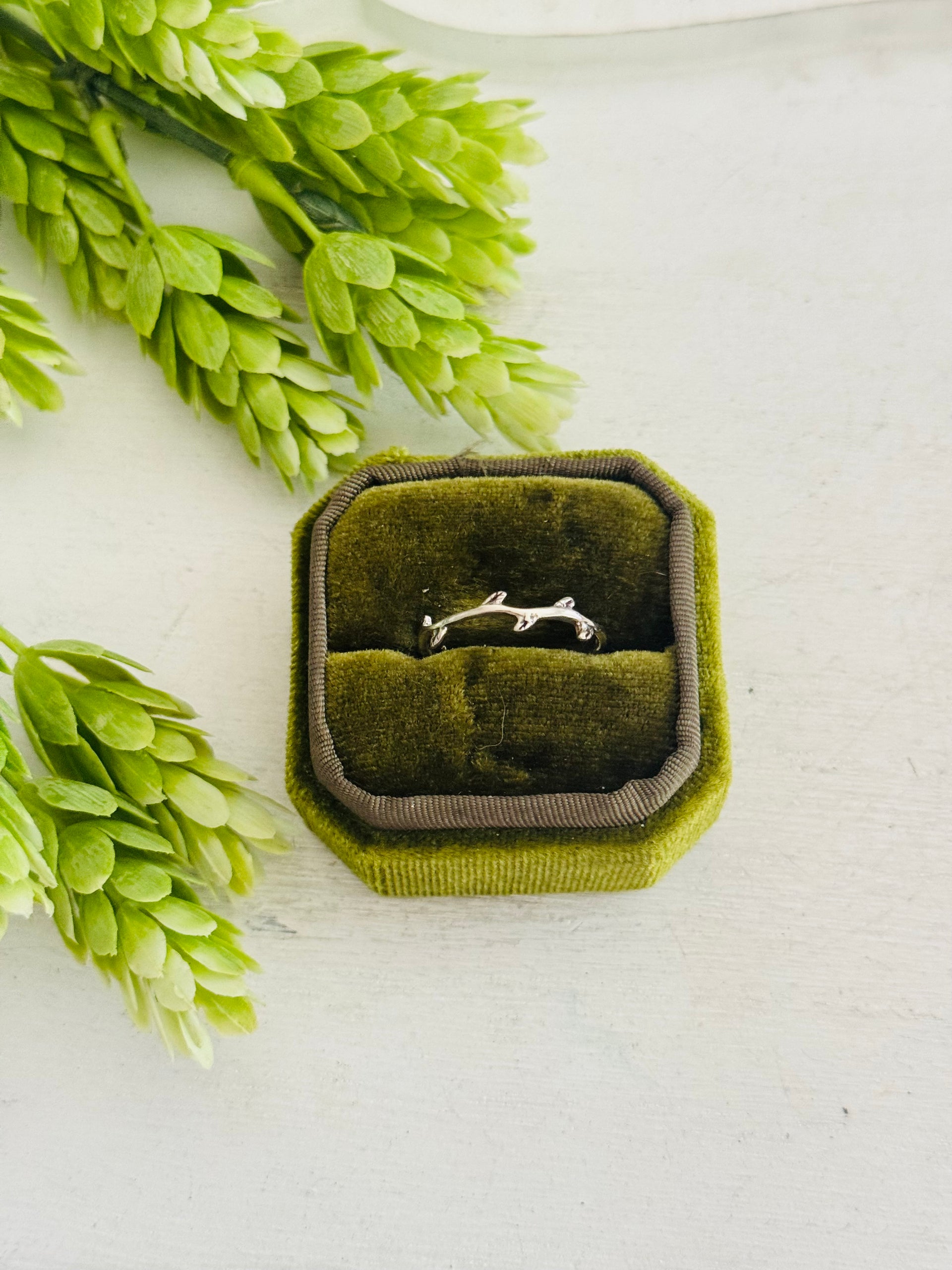 Southwest Made Sterling Sliver Leaf Ring