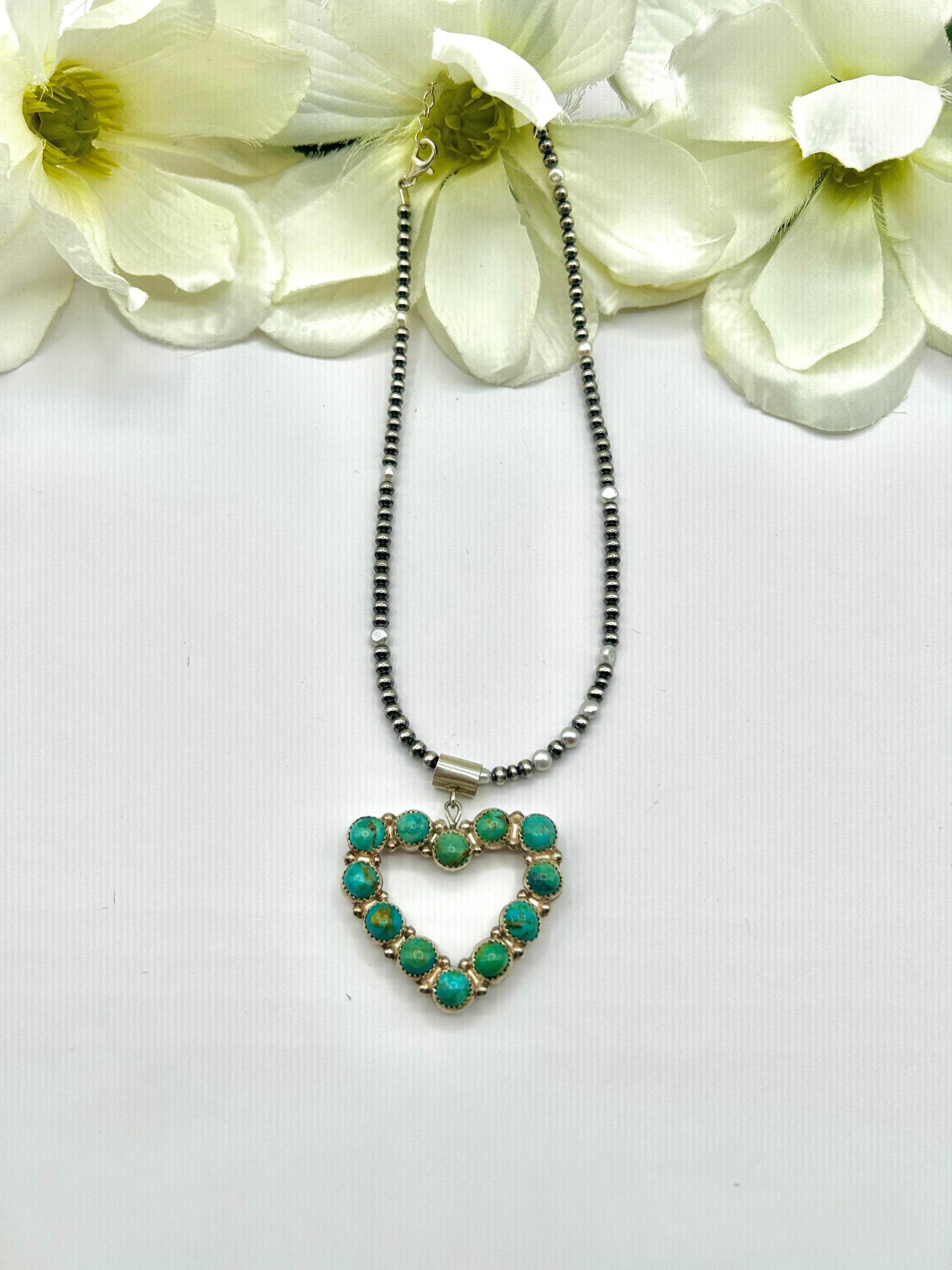 Micheal Perry Multi Stone Reversible & Sterling Silver Necklace