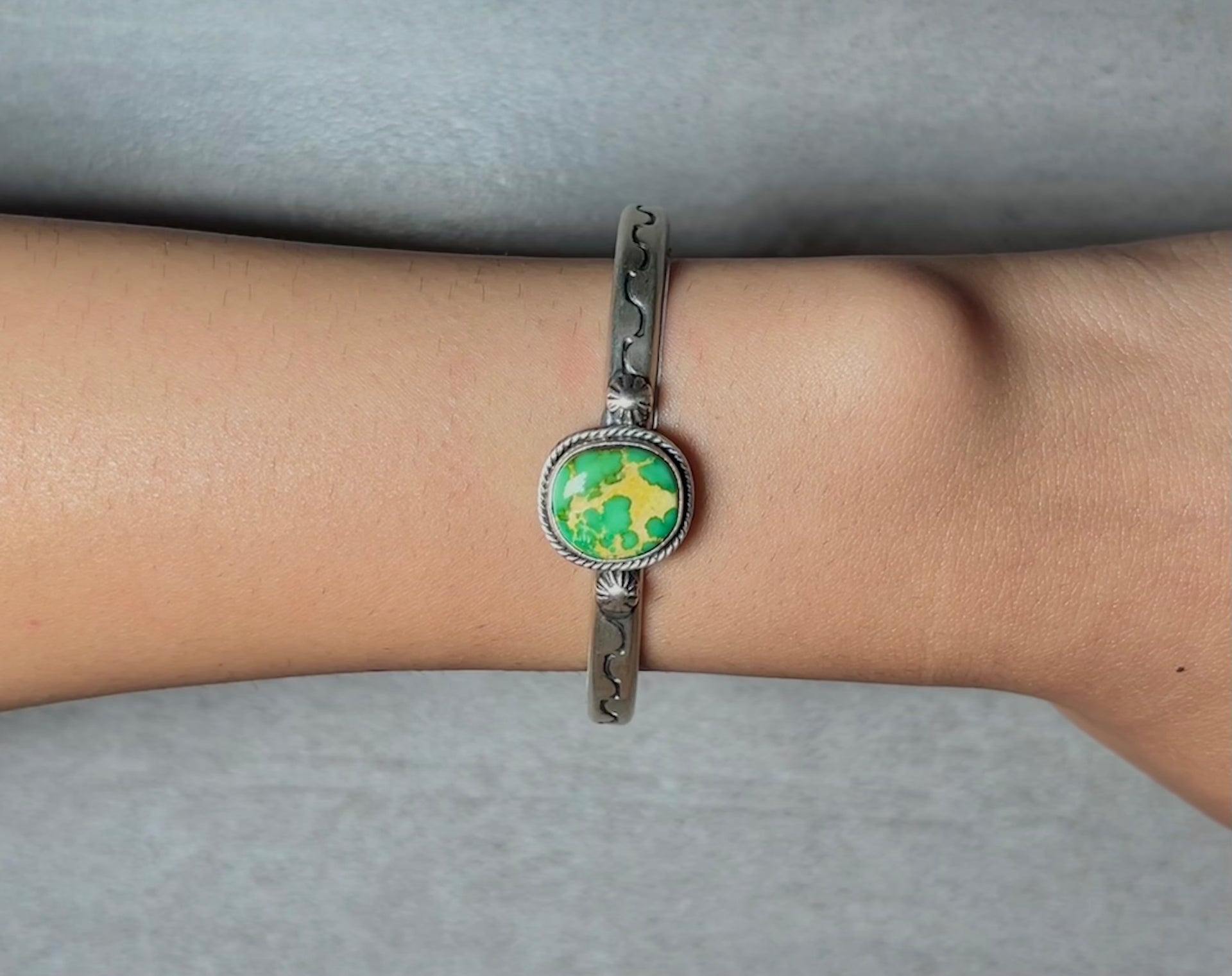 Sam Yellowhair SM & Sterling Silver Cuff Bracelet