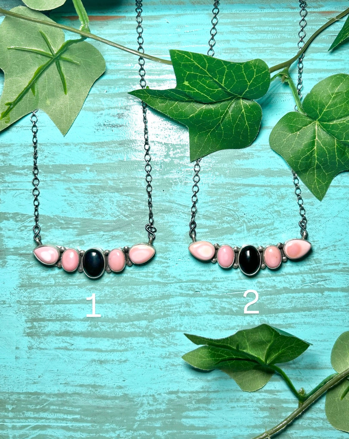 Antionette Mart Multi Stone & Sterling Silver Necklace