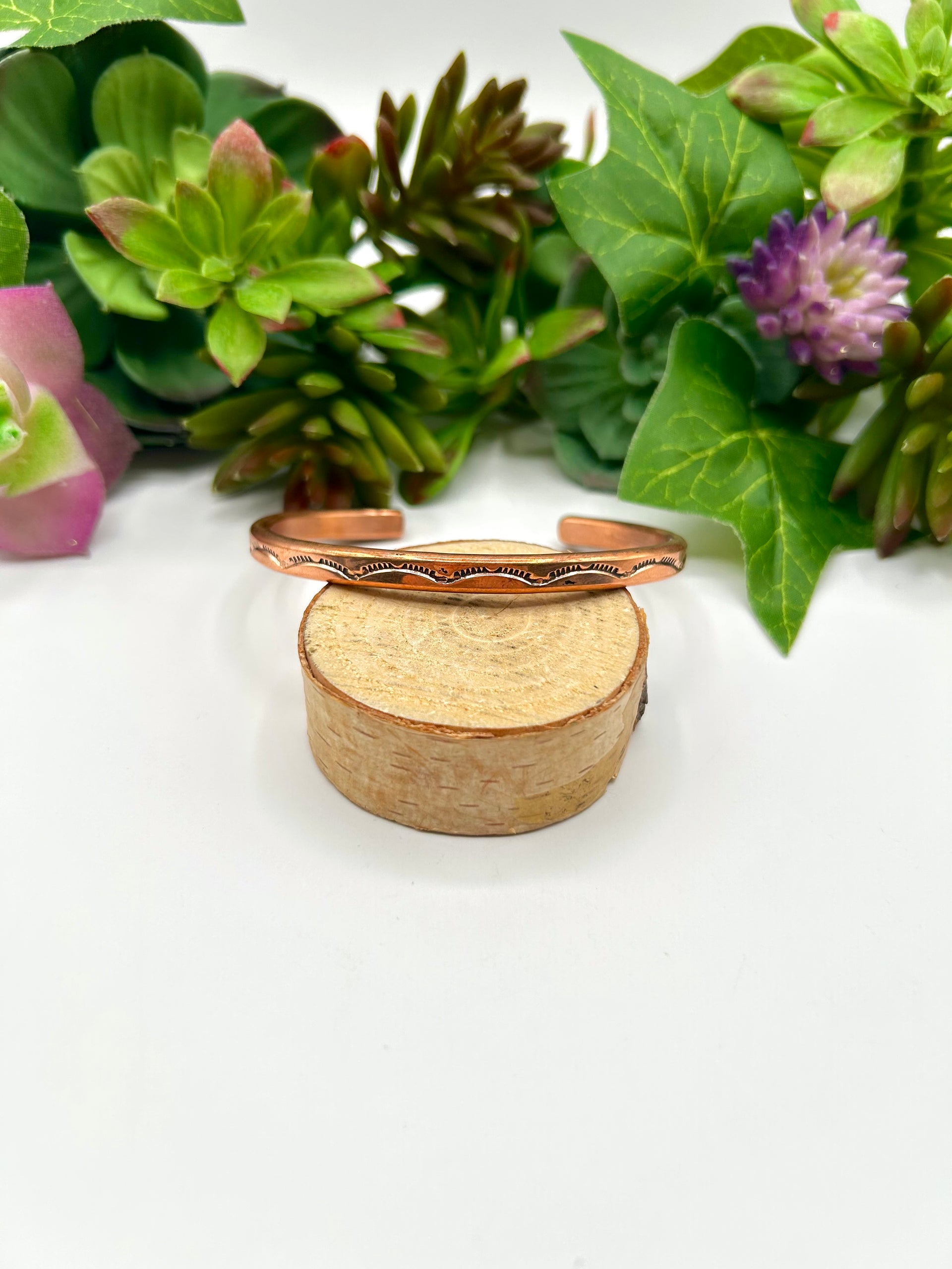 Navajo Made Copper Cuff Bracelet