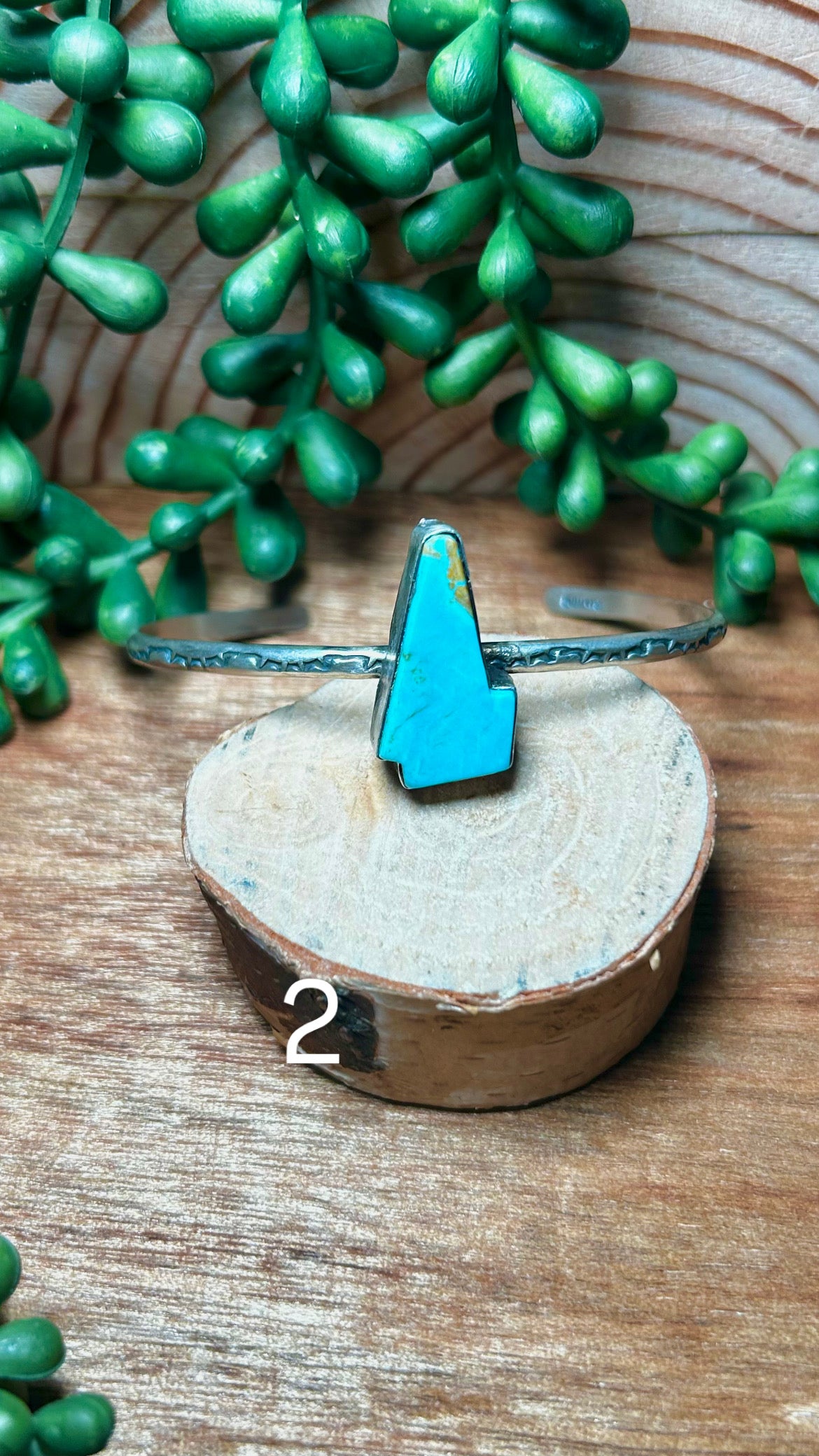 Donovan Skeets Kingman Turquoise& Sterling Silver Cuff Bracelet