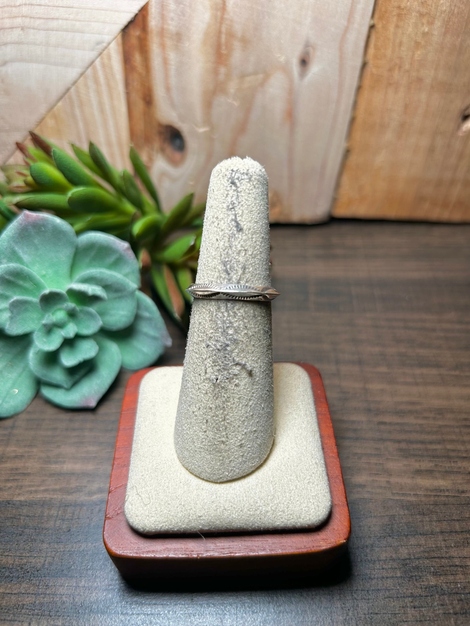 Navajo Made Sterling Silver Ring Size 6