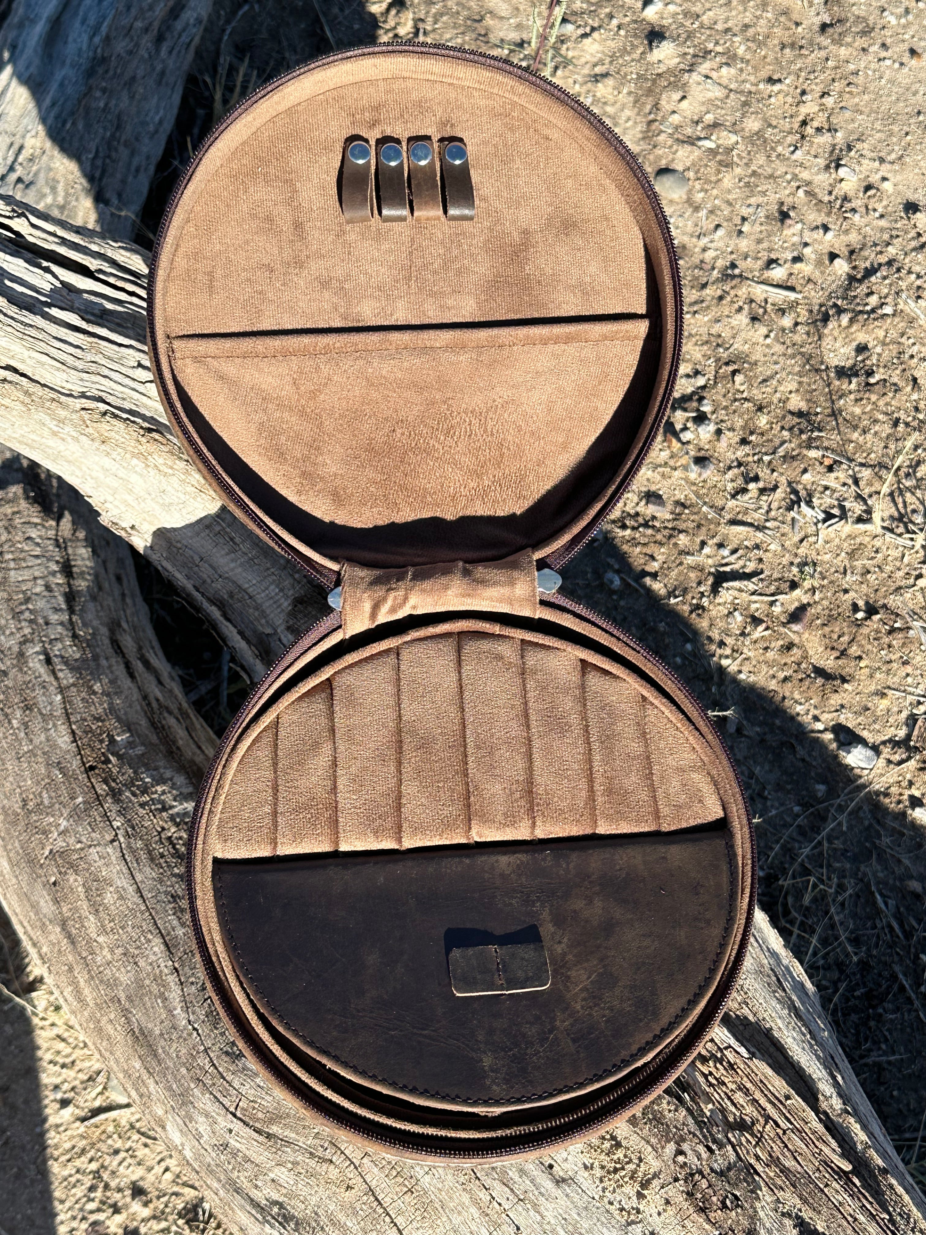 Genuine Leather & Cowhide Jewelry Box
