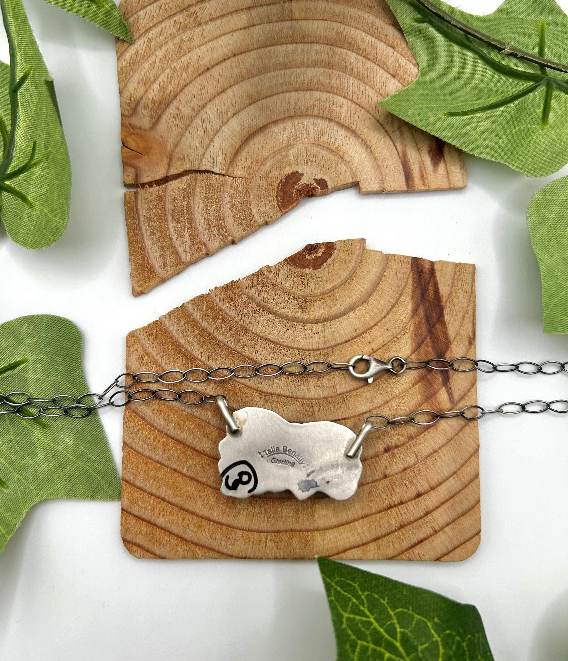 Talia Benally Golden Hill Turquoise & Sterling Silver Necklace