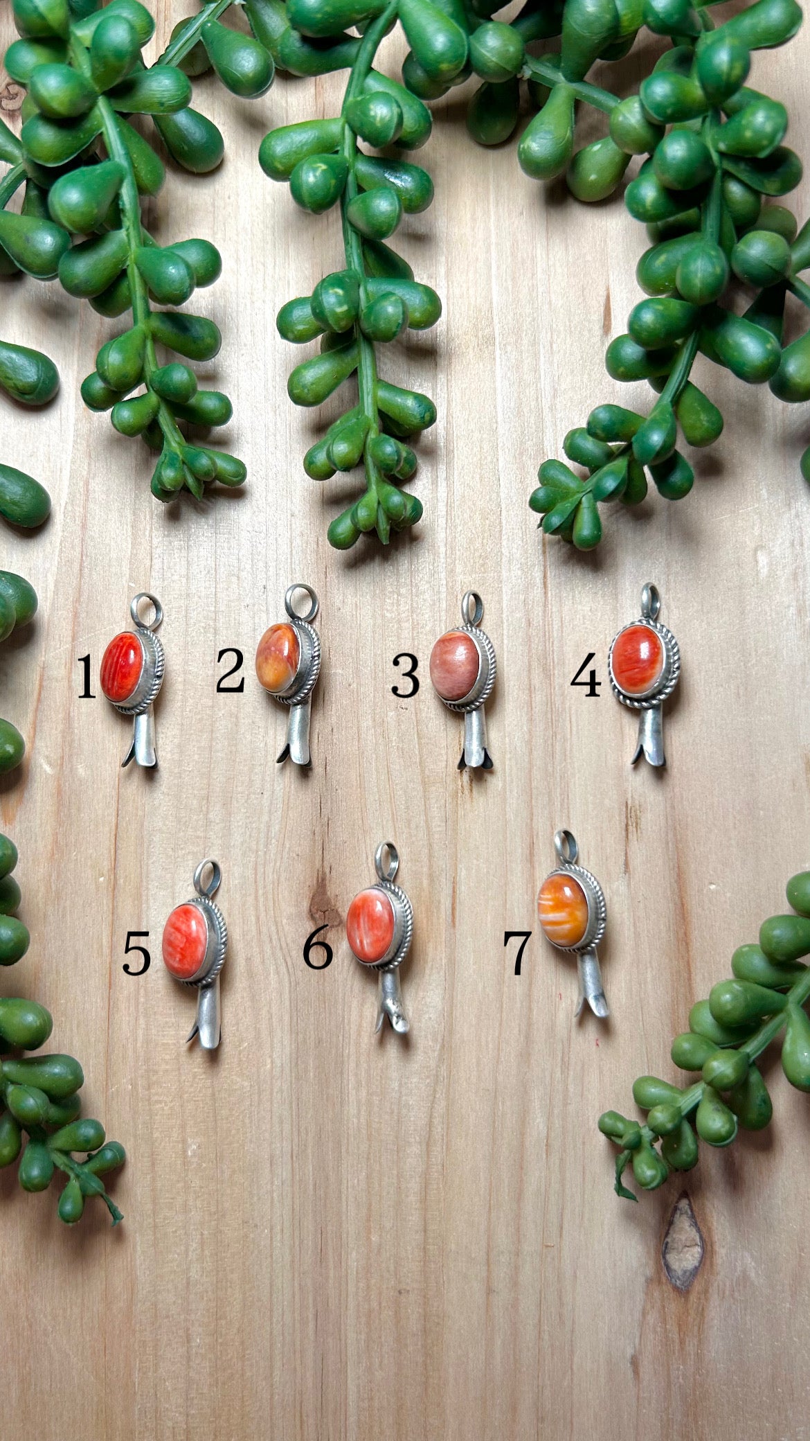 Navajo Made Spiny Oyster & Sterling Silver Pendant