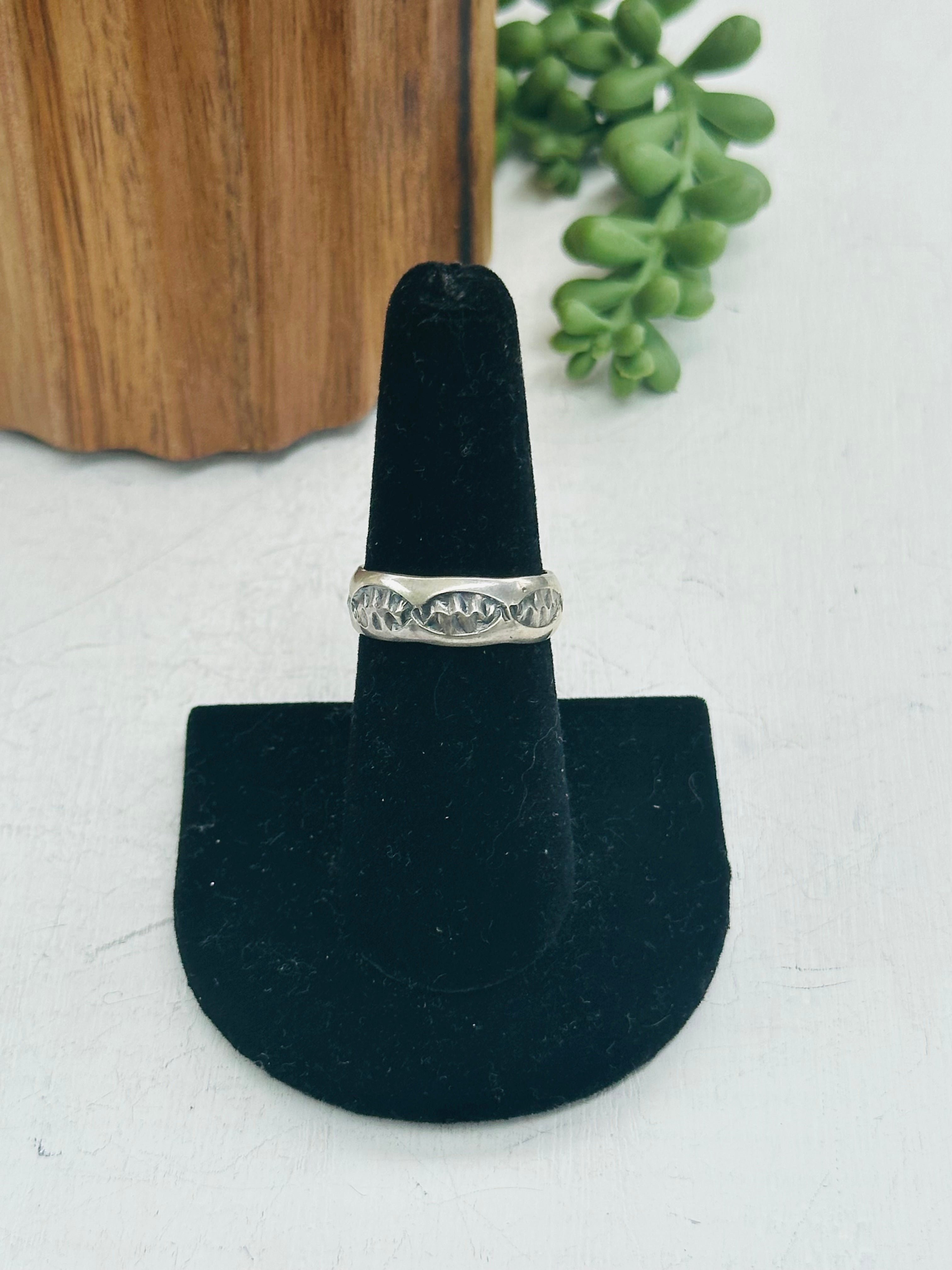 Navajo Made Sterling Silver Ring