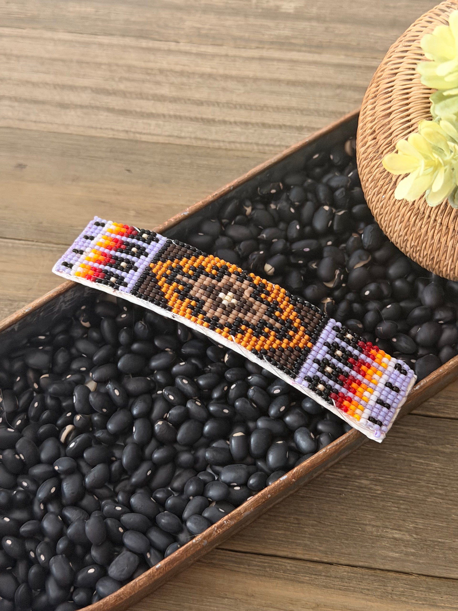 Navajo Made Beaded Hair Barrette
