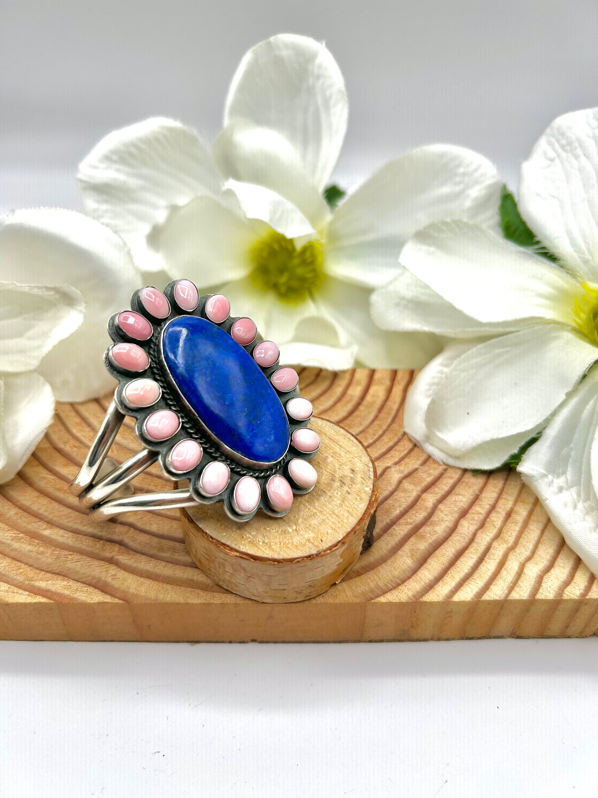 Boyd Ashley Multi Stone & Sterling Silver Cuff Bracelet