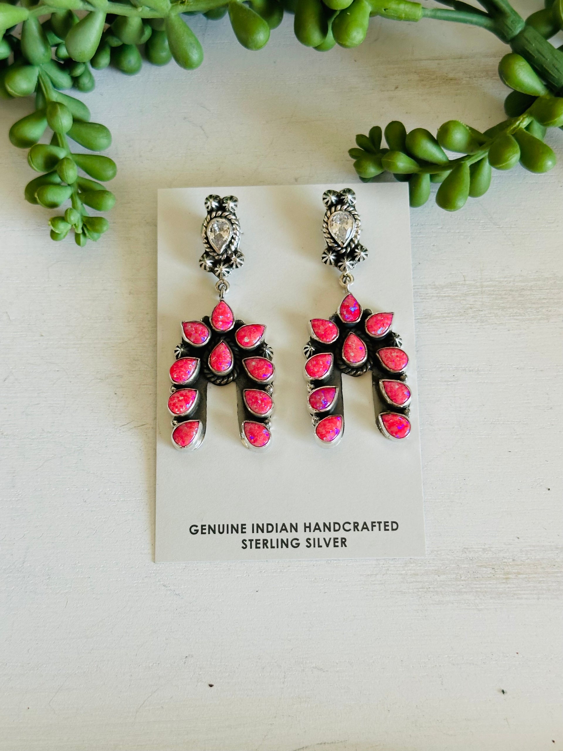 TTD “The Storm” Multi Stone & Sterling Silver Earrings