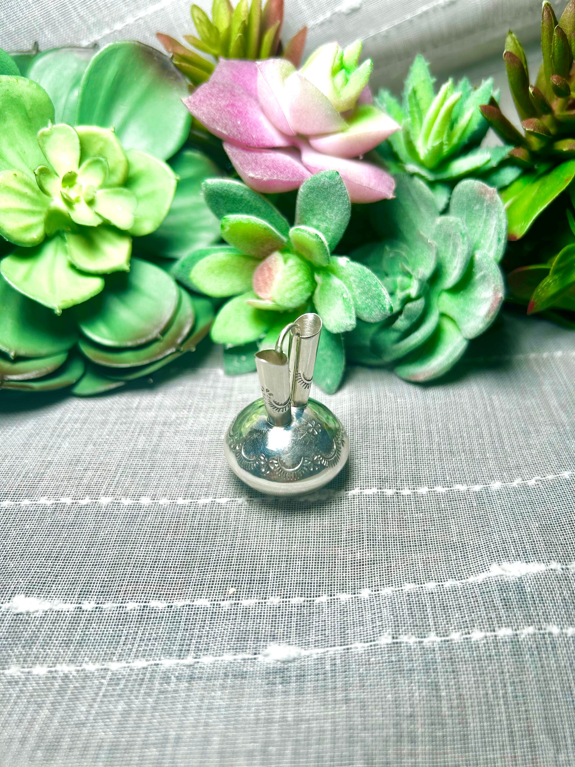 Navajo Made Sterling Silver Pendant