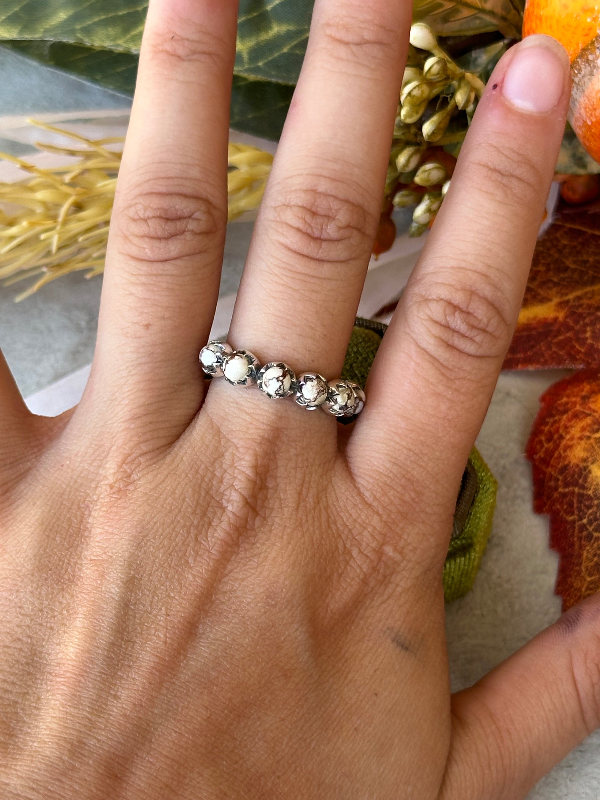 Southwest Handmade Wild Horse & Sterling Silver Ring