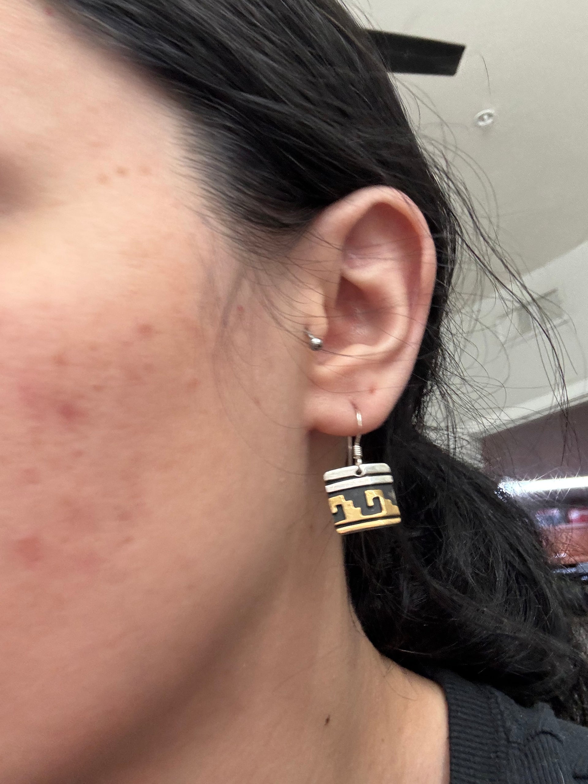 Tommy & Rose Singer Sterling Silver Dangle Earrings