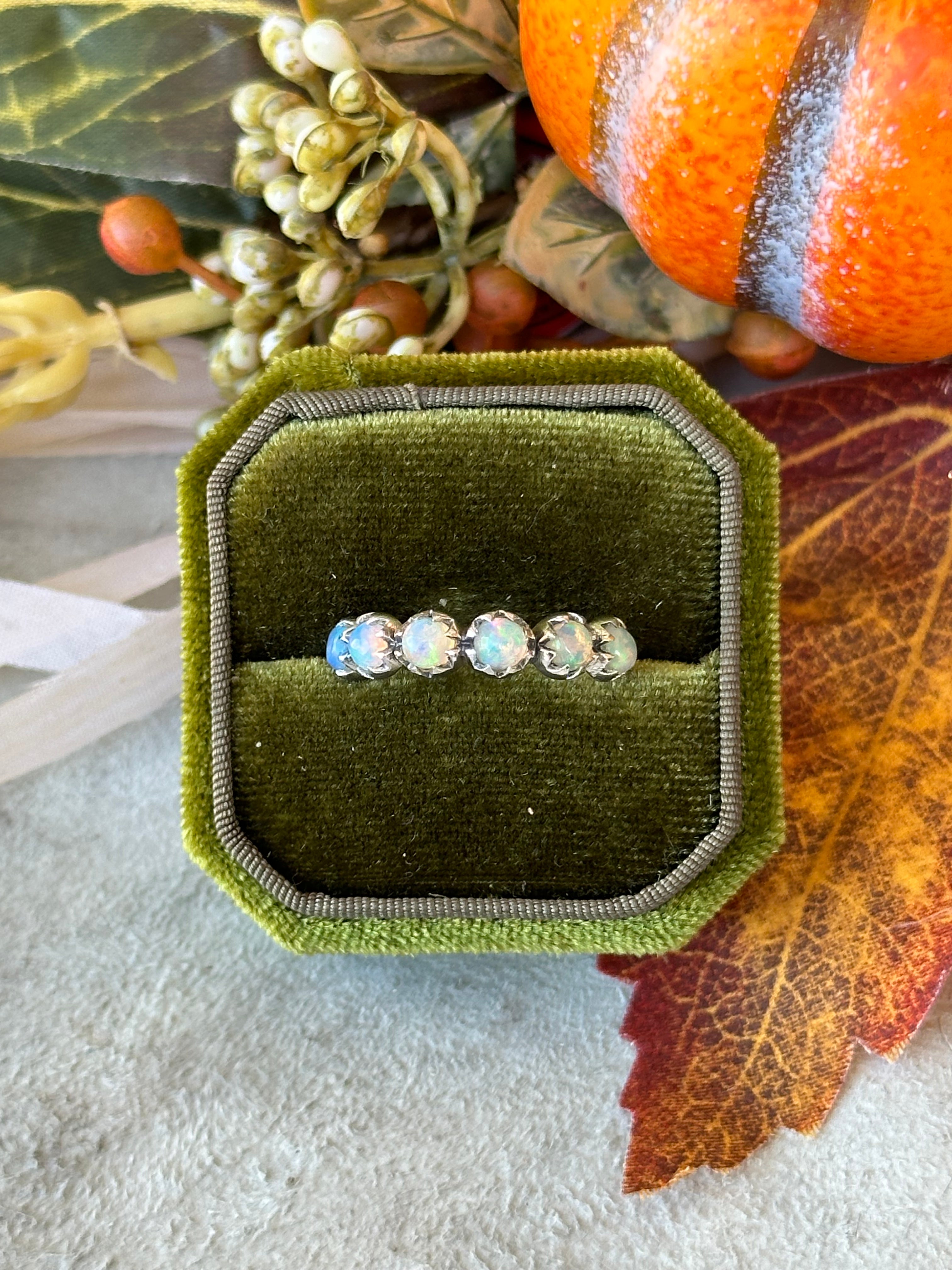 Southwest Handmade Opal & Sterling Silver Ring