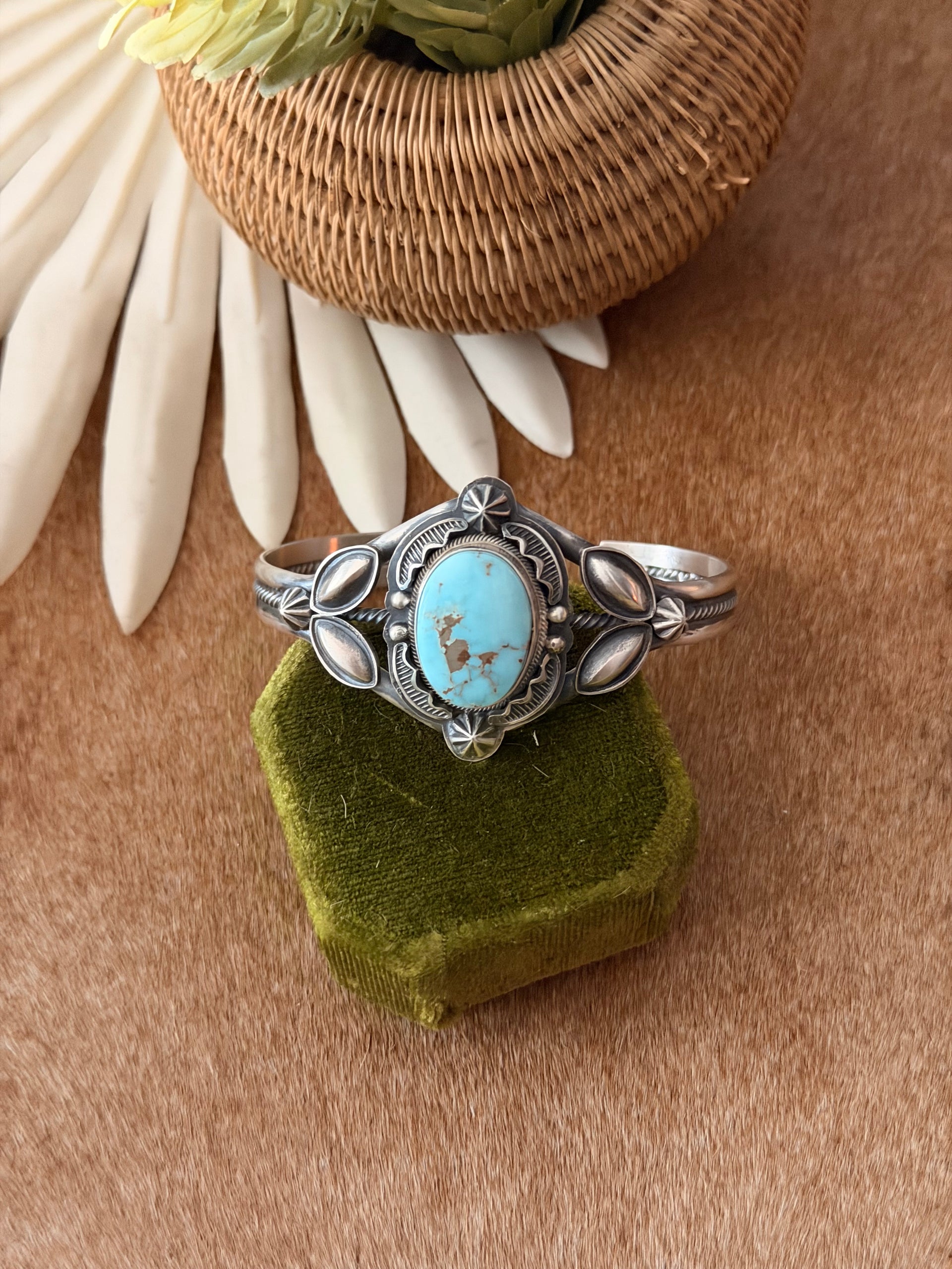 Randy Boyd Dry Creek Turquoise & Sterling Silver Cuff Bracelet