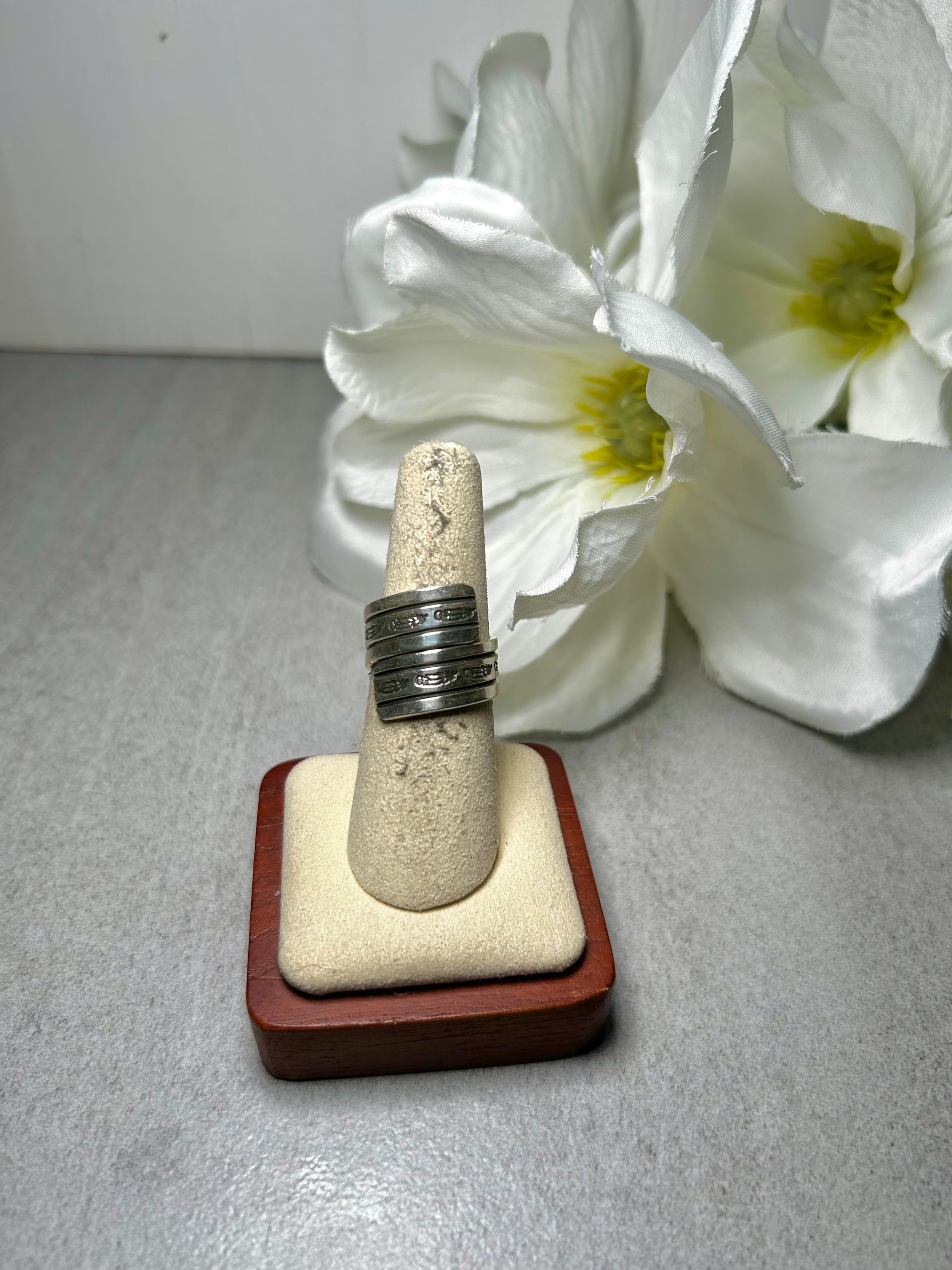 Landon Secalero Sterling Silver Adjustable Ring