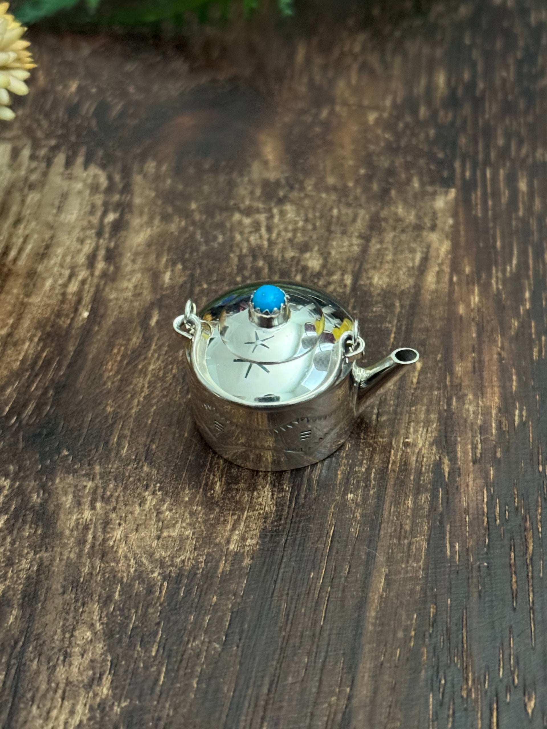 Navajo Made Sterling Silver Pendant