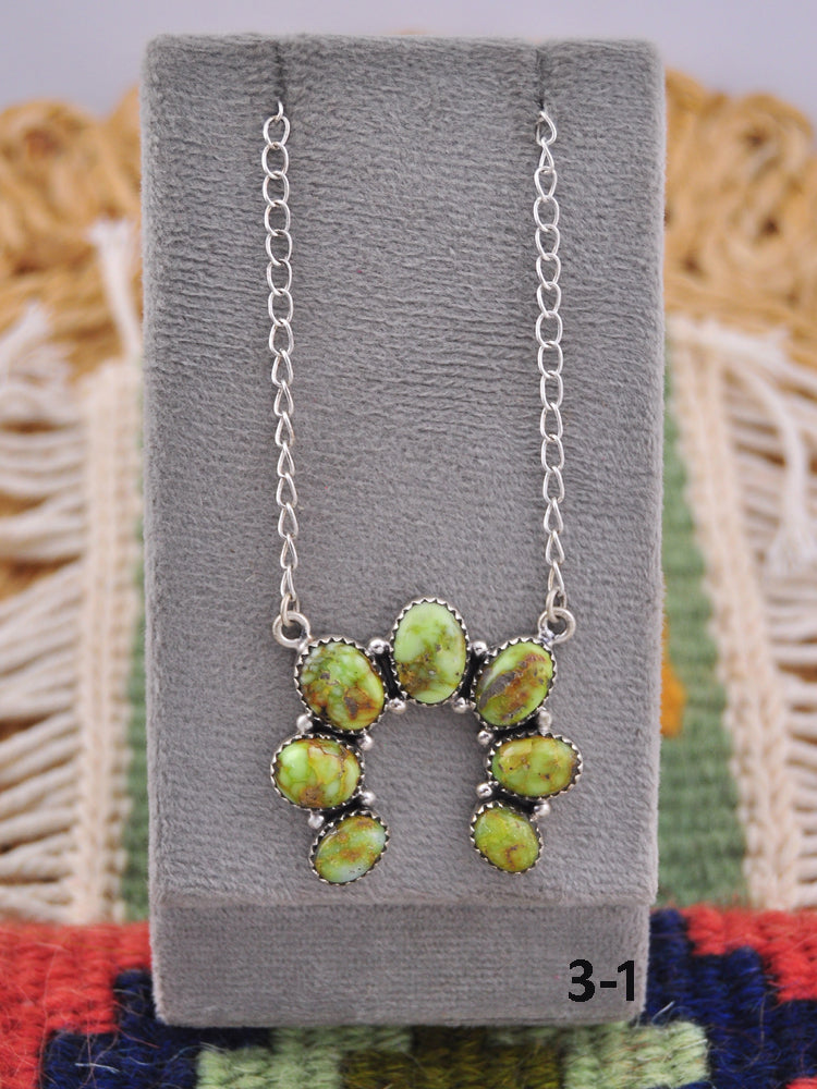 Southwest Handmade Palomino & Sterling Silver Naja Necklace